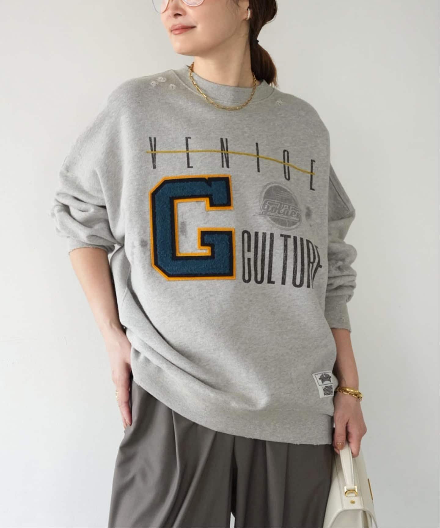 GOLDEN GOOSE / ゴールデングース】OVER COTTON SWEAT（スウェット