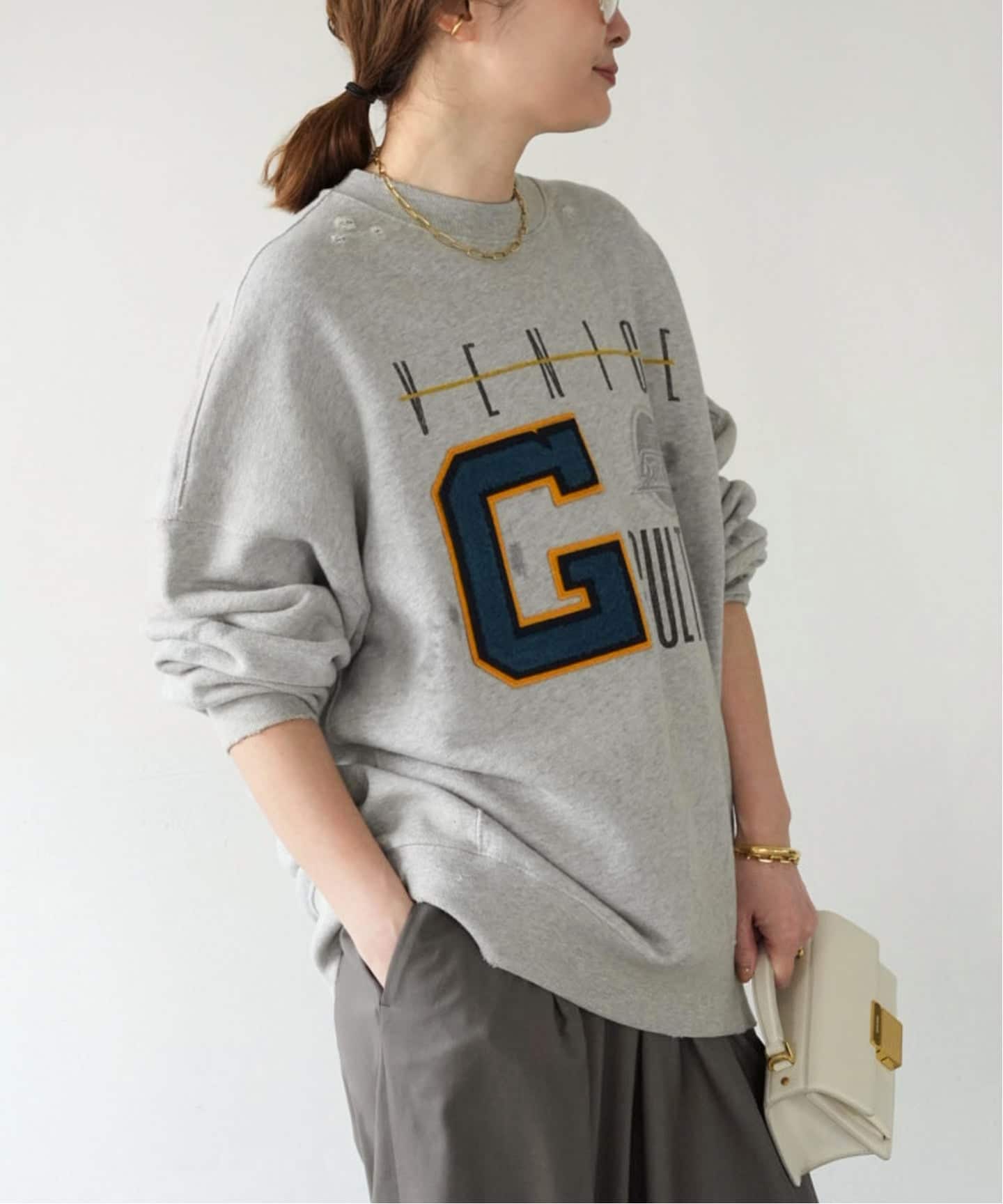 Deuxieme Classe ゴールデングース　スウェット GOLDEN GOOSE / ゴールデングース】OVER COTTON SWEAT（スウェット
