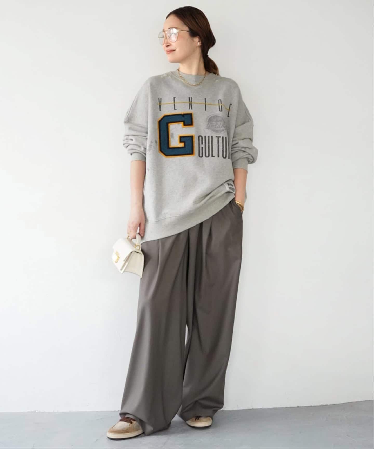 GOLDEN GOOSE / ゴールデングース】OVER COTTON SWEAT（スウェット