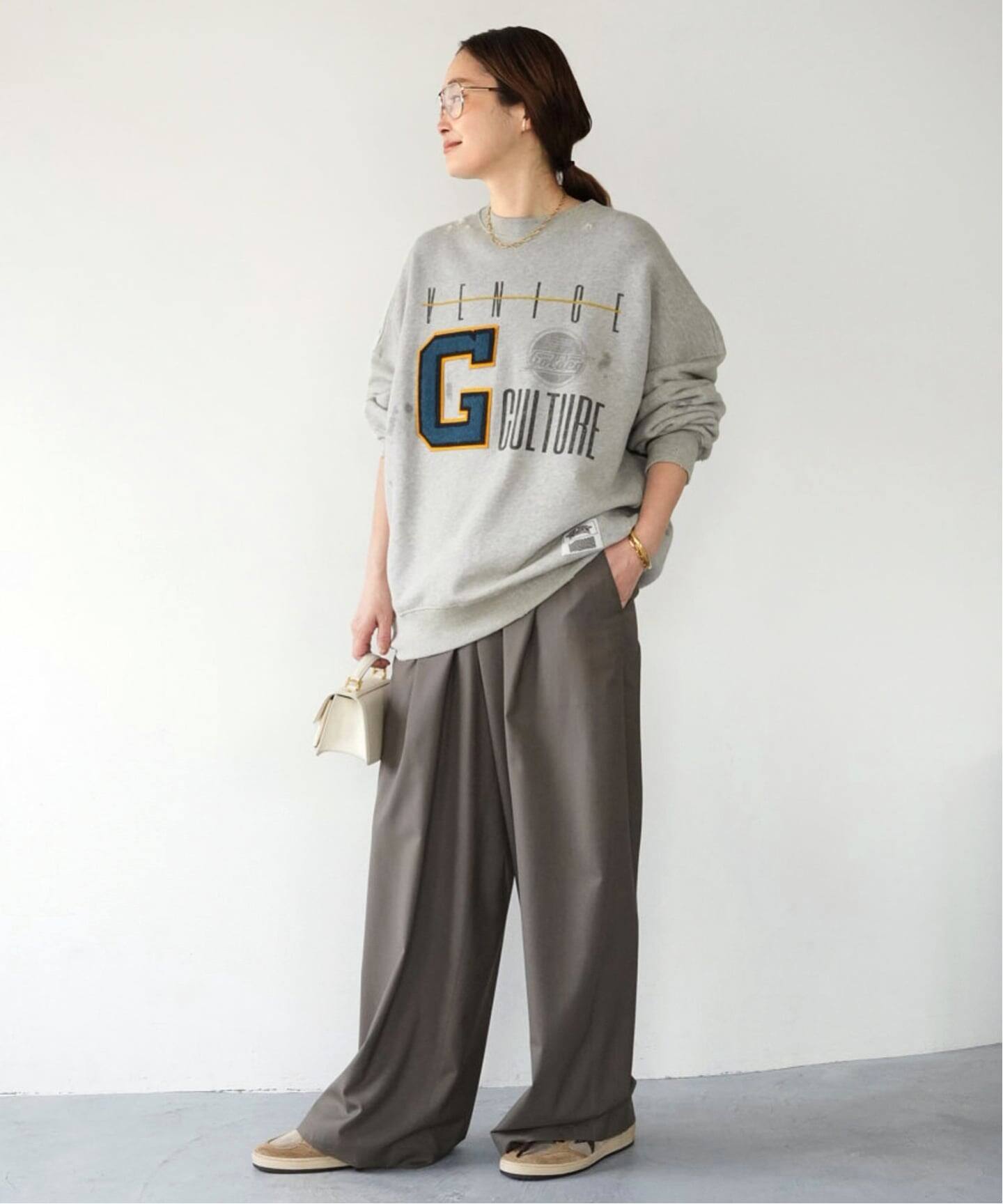 GOLDEN GOOSE / ゴールデングース】OVER COTTON SWEAT（スウェット