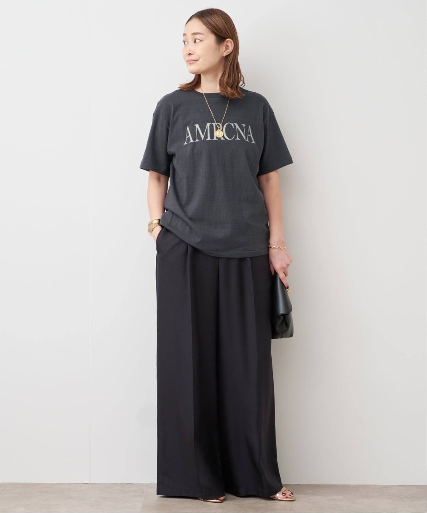 Deuxieme Classe 別注　アメリカーナ　BIGTシャツ　ブラック Deuxieme Classe（ドゥーズィエムクラス）の「《予約》【AMERICANA