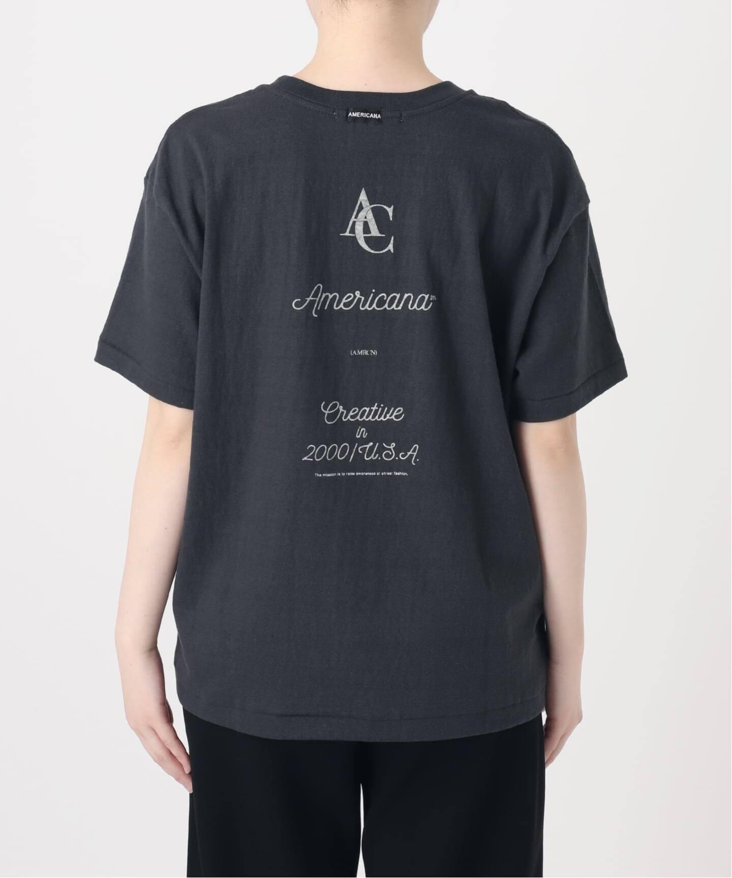 Deuxieme Classe アメリカーナAMRCNA TEE AMERICANA/アメリカーナ】AMRCNA TEE（Tシャツ／カットソー