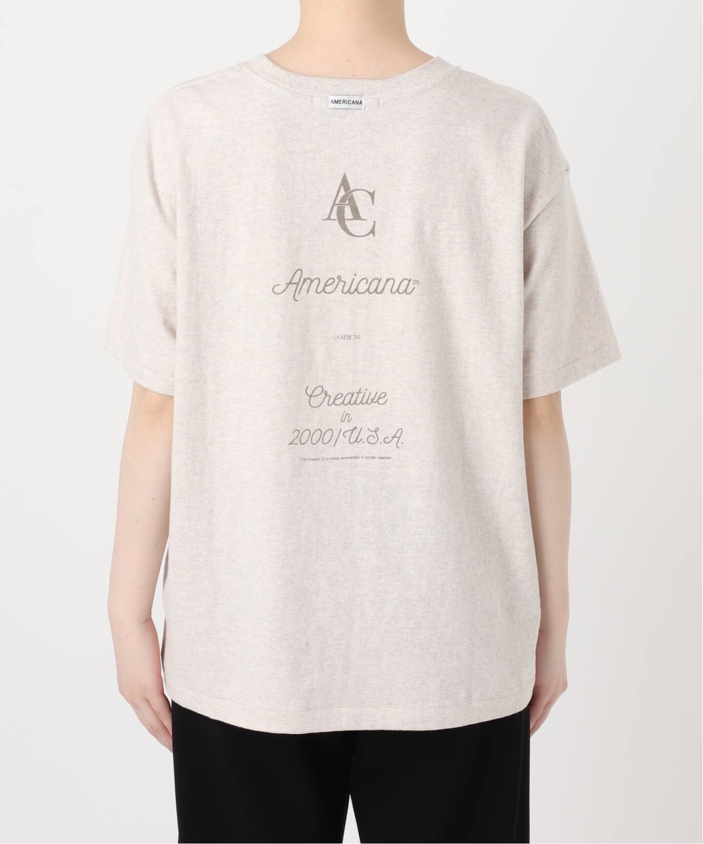 予約》追加【AMERICANA/アメリカーナ】AMRCNA TEE（Tシャツ
