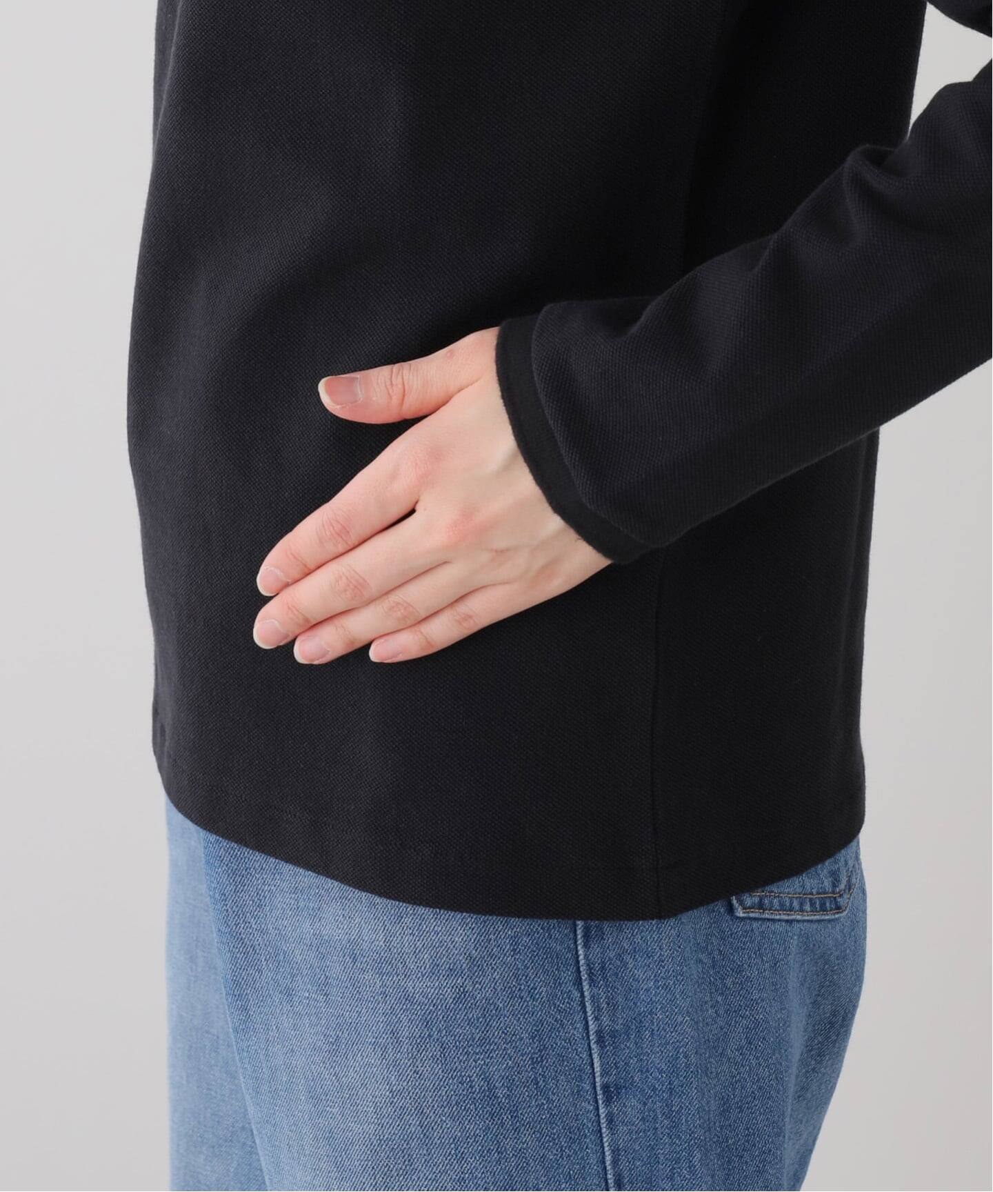 HOMME GIRLS/オムガールズ】Long Sleeve Pique ポロシャツ（ポロシャツ