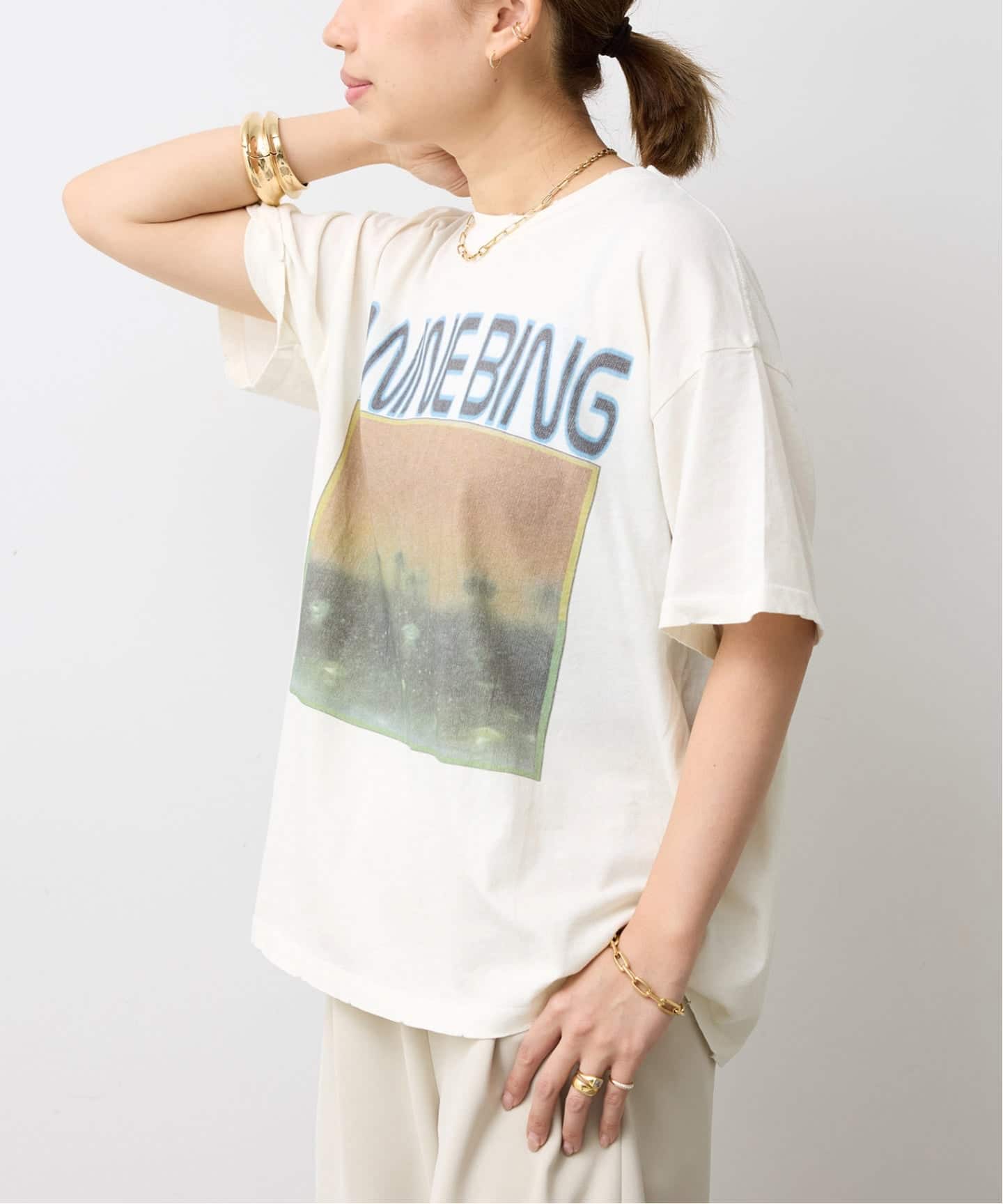 【ドゥーズィエムクラス】アニンビン　Tシャツ 追加【ANINE BING/アニン ビン】 LEOPARD Tシャツ（Tシャツ