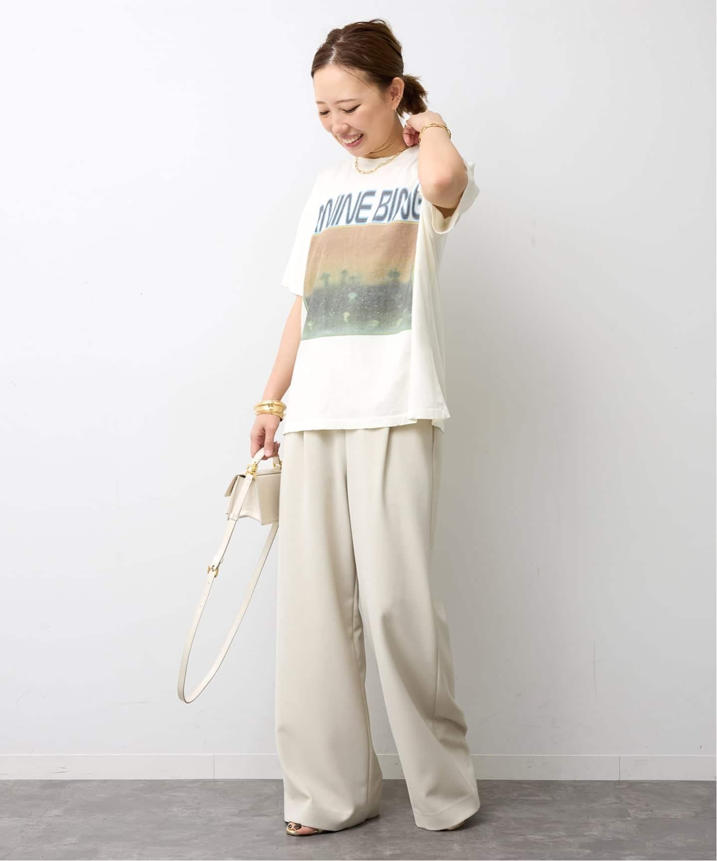 19AW ドゥーズィエムクラス ANINE BING BING T-SH 追加【ANINE BING/アニン ビン】 LEOPARD Tシャツ（Tシャツ