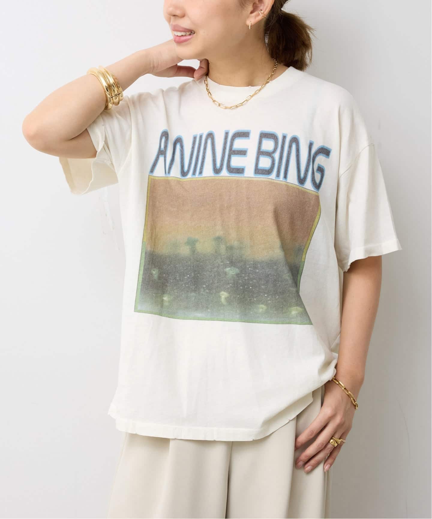 ミューズ ドゥ ドゥーズィエムクラス購入 アニンビン 25SS Tシャツ ミューズ ドゥ ドゥーズィエムクラス購入 アニンビン 25SS Tシャツ