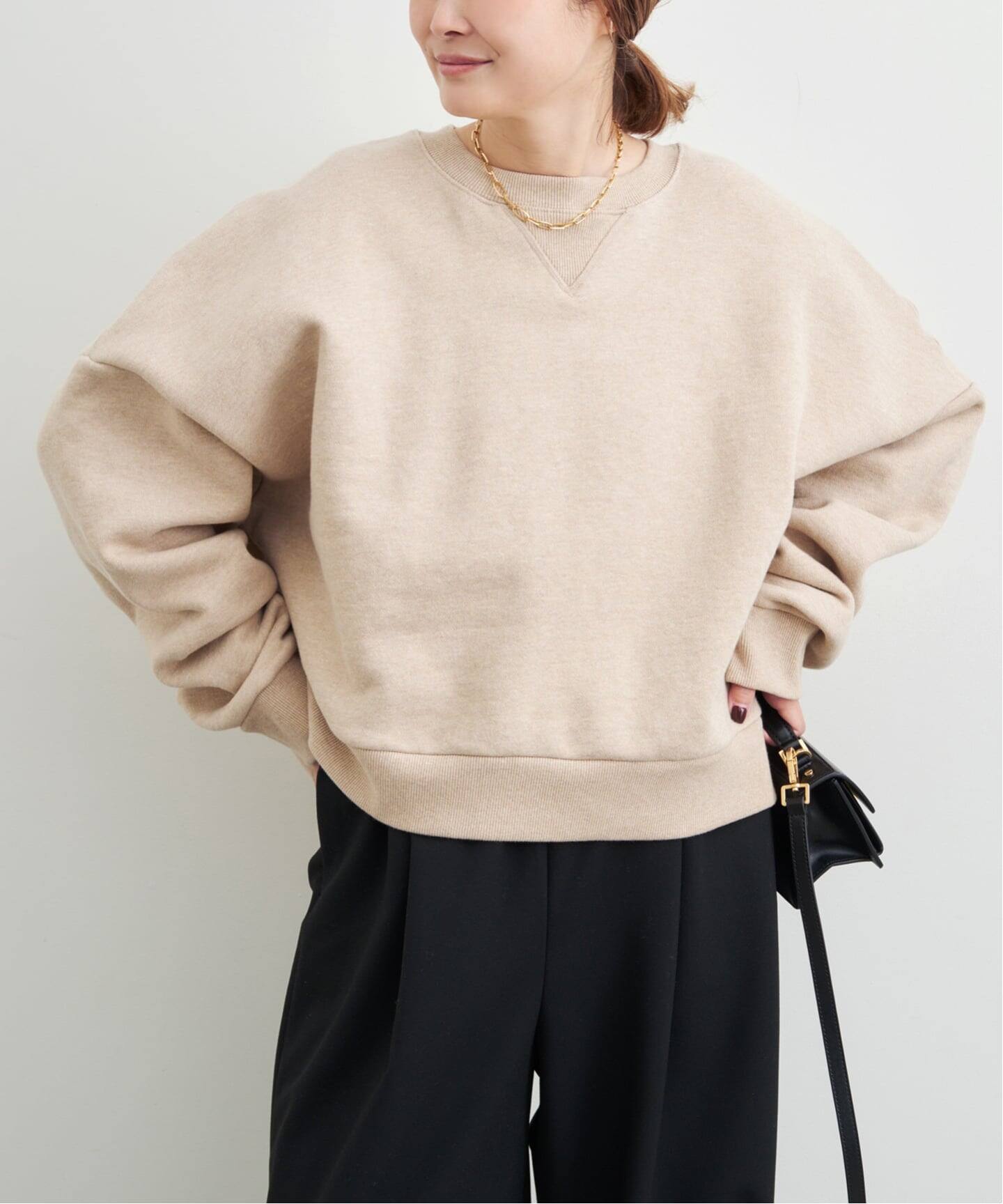 entire studios ベージュスウェット 予約》【ENTIRE STUDIOS / エンタイアスタジオ】BOX CREW SWEAT