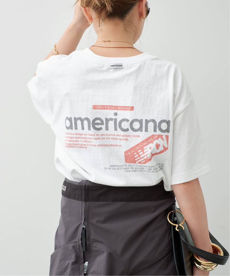 予約》【AMERICANA/アメリカーナ】TEE（Tシャツ／カットソー ドゥーズィエムクラス  アメリカーナTシャツ