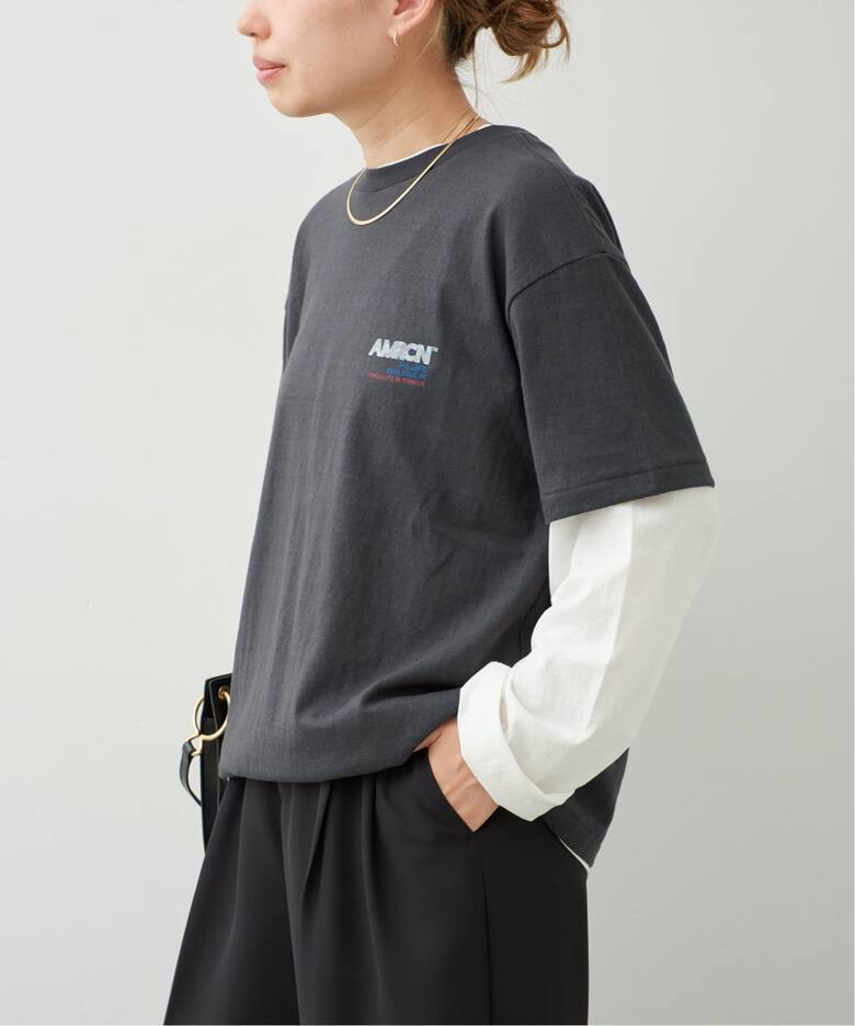予約》【AMERICANA/アメリカーナ】AMRCN TEE（Tシャツ／カットソー 
