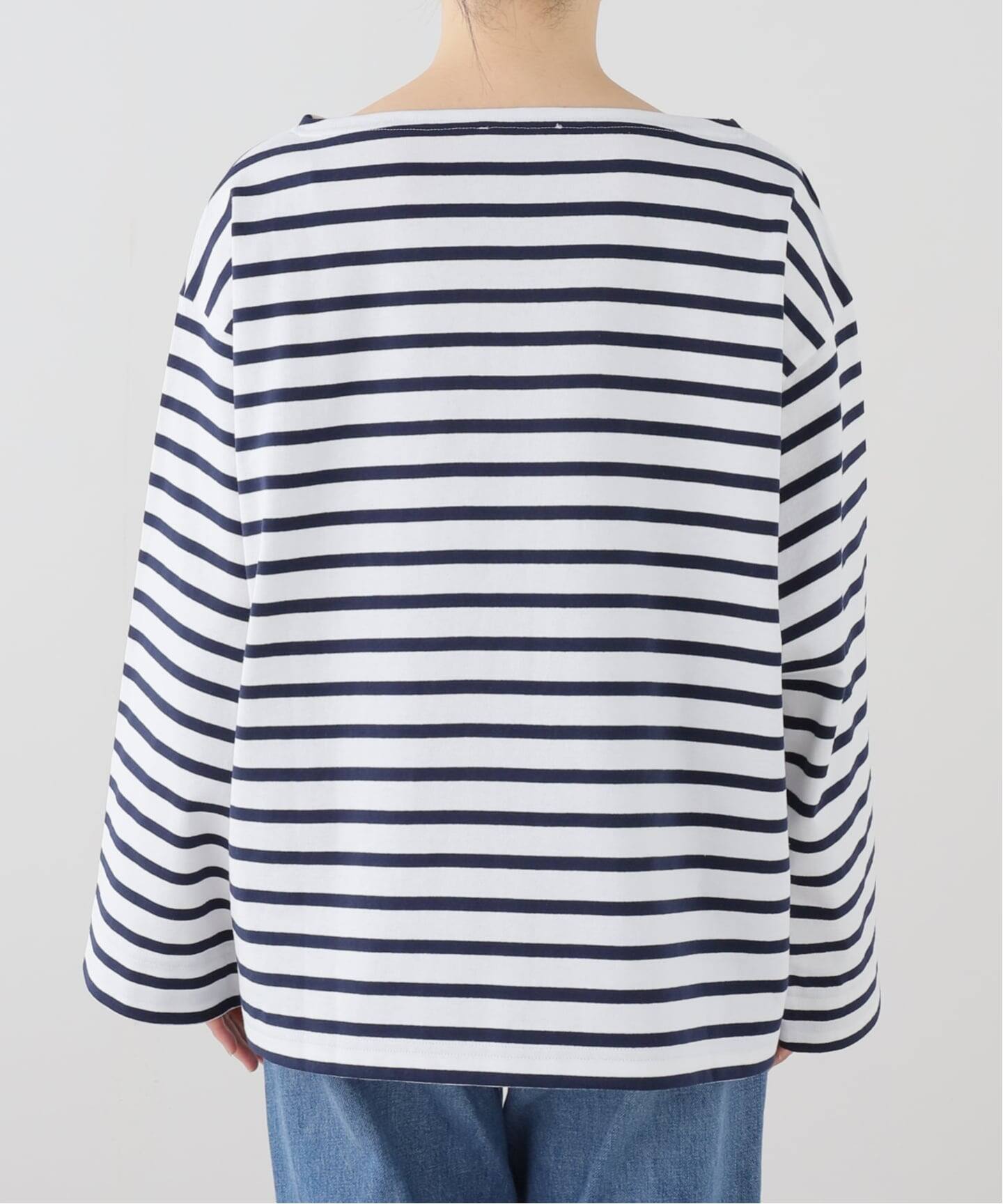 ROYAL MER/ロワイヤル メール】STRIPED BASQUESHIRT（Tシャツ