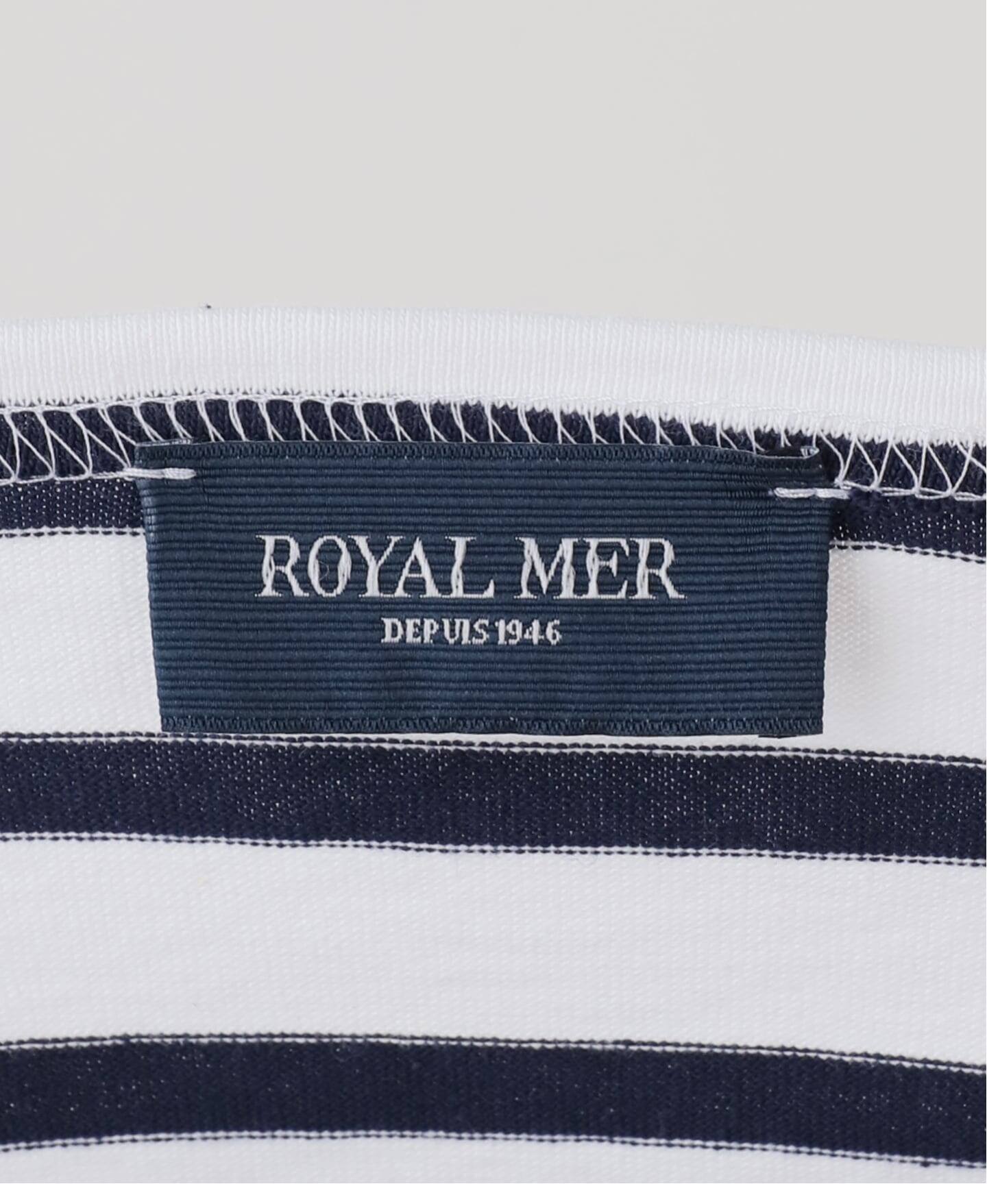 ROYAL MER/ロワイヤル メール】STRIPED BASQUESHIRT（Tシャツ