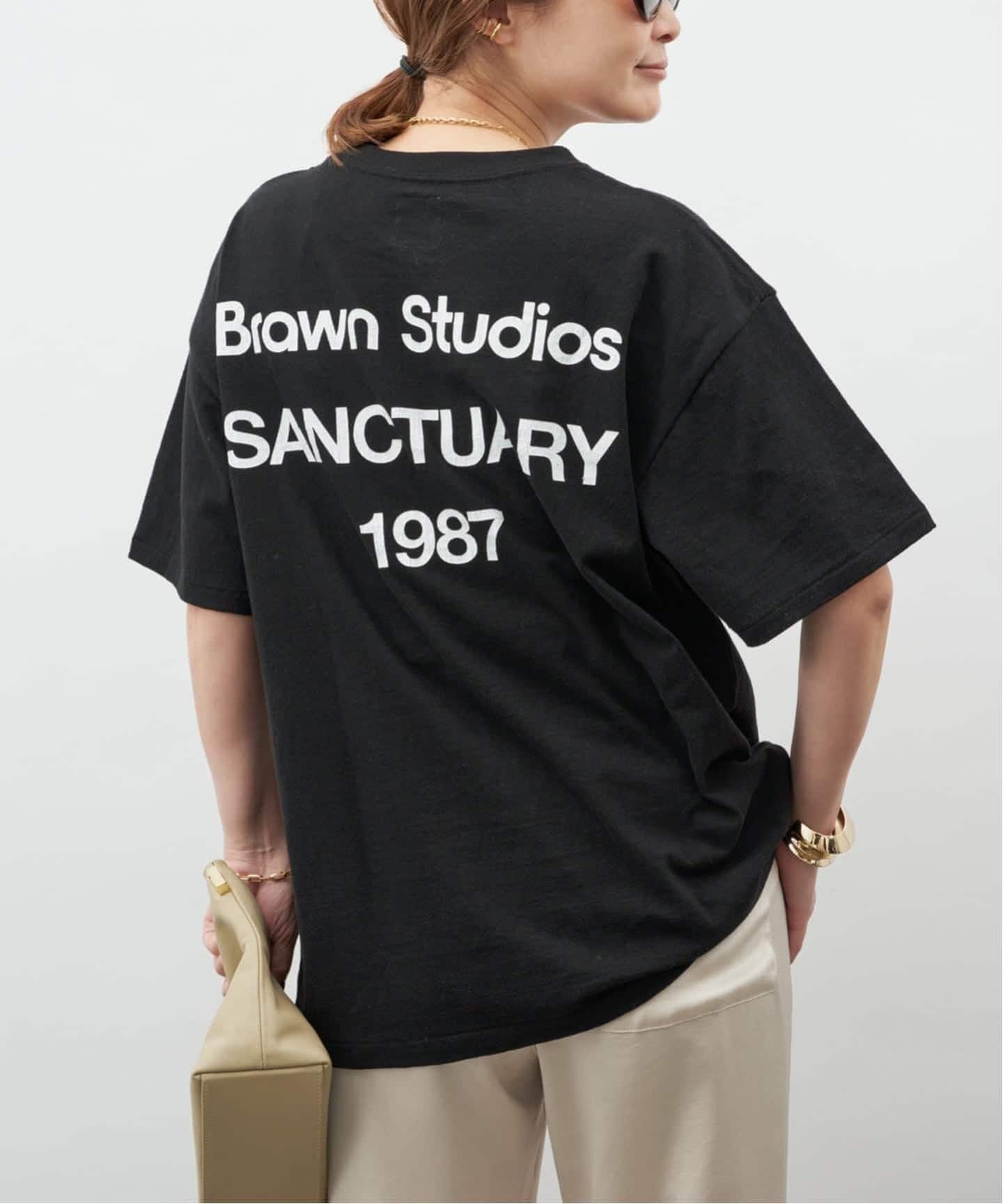 Deuxieme Classe [BRAWN/ブラウン] LOGO Tシャツ 追加【BRAWN/ブラウン】 LOGO Tシャツ（Tシャツ／カットソー