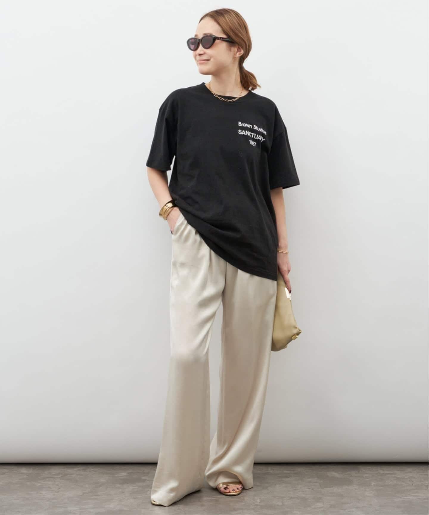 Deuxieme Classe [BRAWN/ブラウン] LOGO Tシャツ 追加【BRAWN/ブラウン】 LOGO Tシャツ（Tシャツ／カットソー