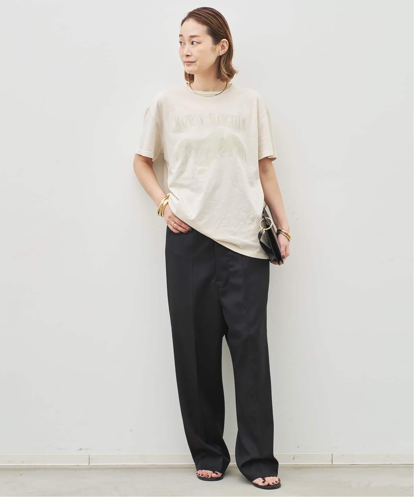 MAISON MARGIELA/メゾン マルジェラ】LOGO T-SH（Tシャツ／カットソー