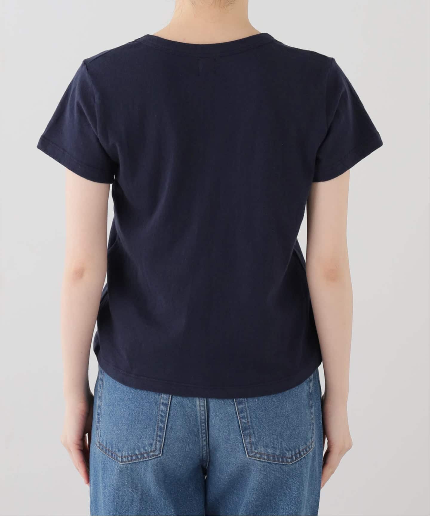 LE SET/ル セット】LAURA V NECK TEE（Tシャツ／カットソー