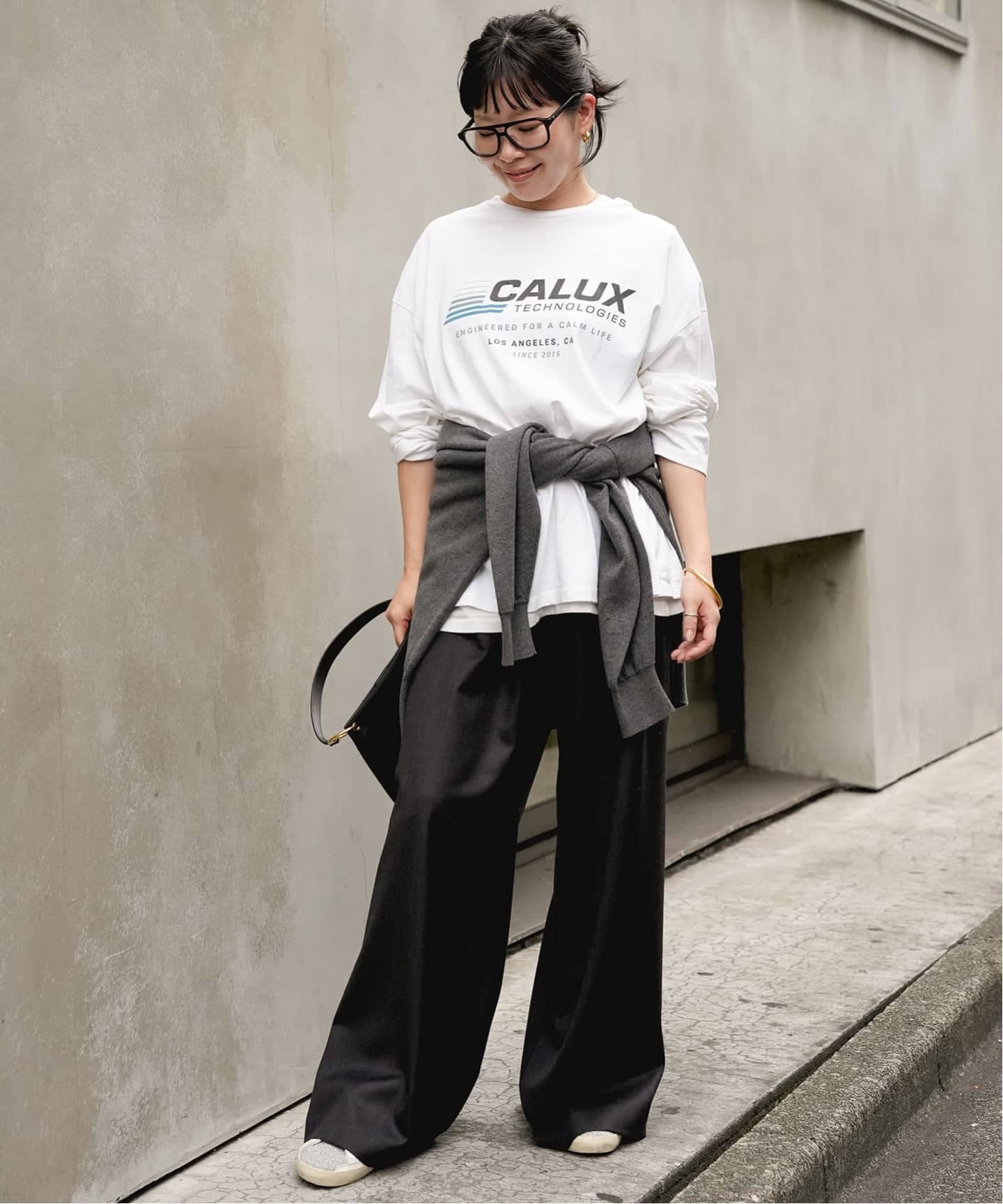 CALUX/キャラクス】BIG ロングスリーブ Tシャツ（Tシャツ／カットソー