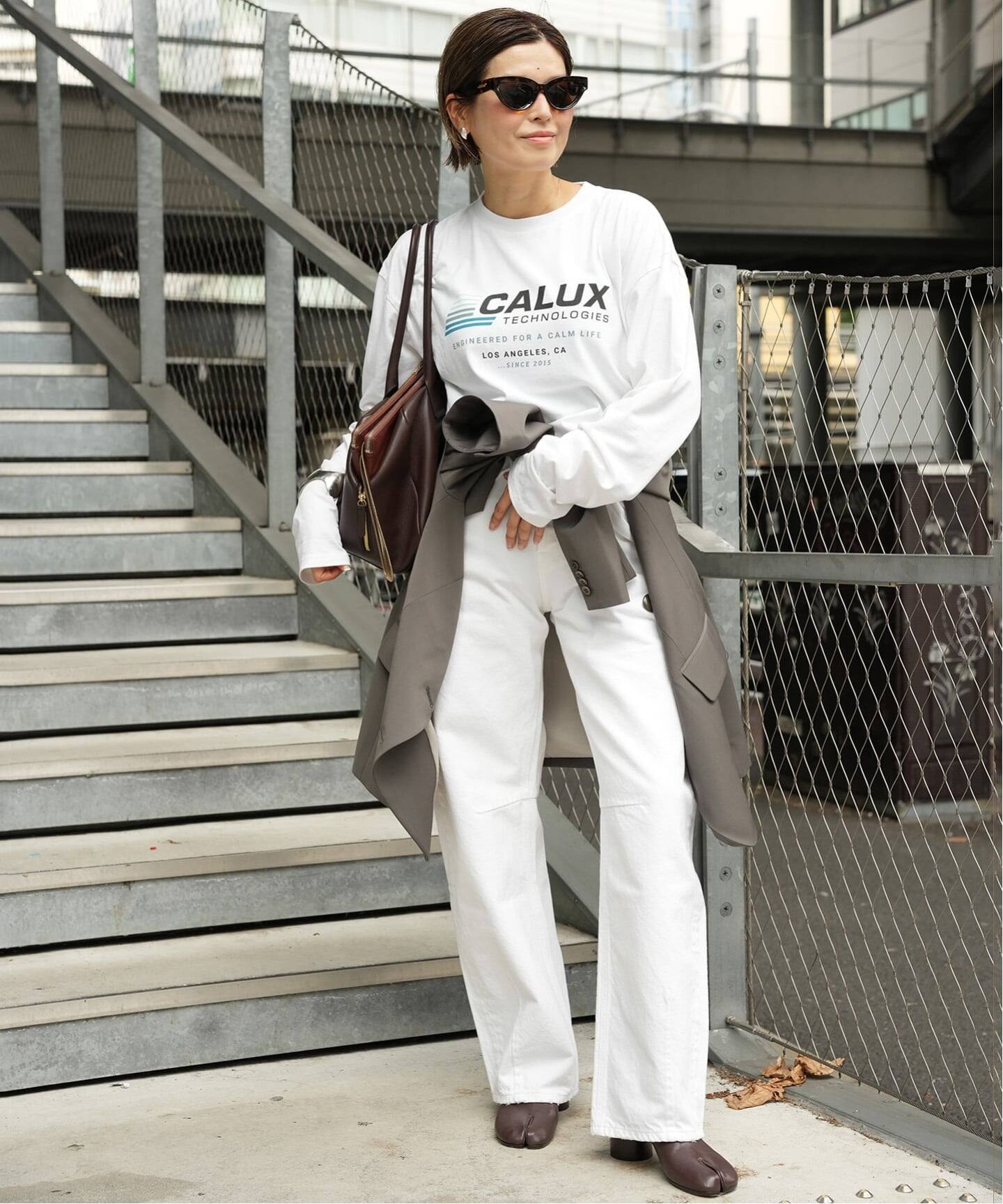 CALUX/キャラクス】BIG ロングスリーブ Tシャツ（Tシャツ／カットソー