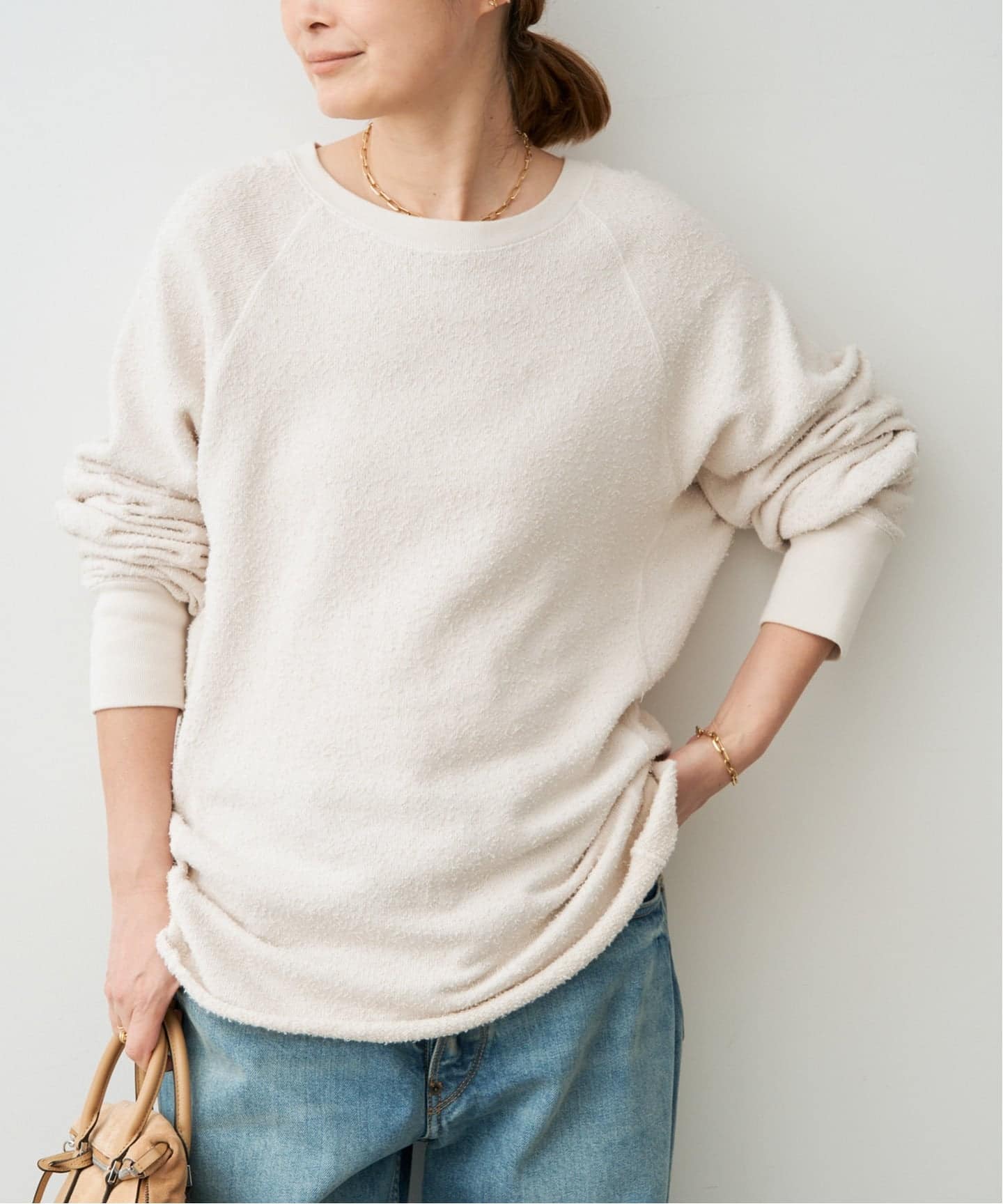 ドゥーズィエムクラス ラスパイユ ニュアンススウェット カットソー 29700円 Raspail/ラスパイユ】Nuance Sweat（スウェット）｜Deuxieme Classe