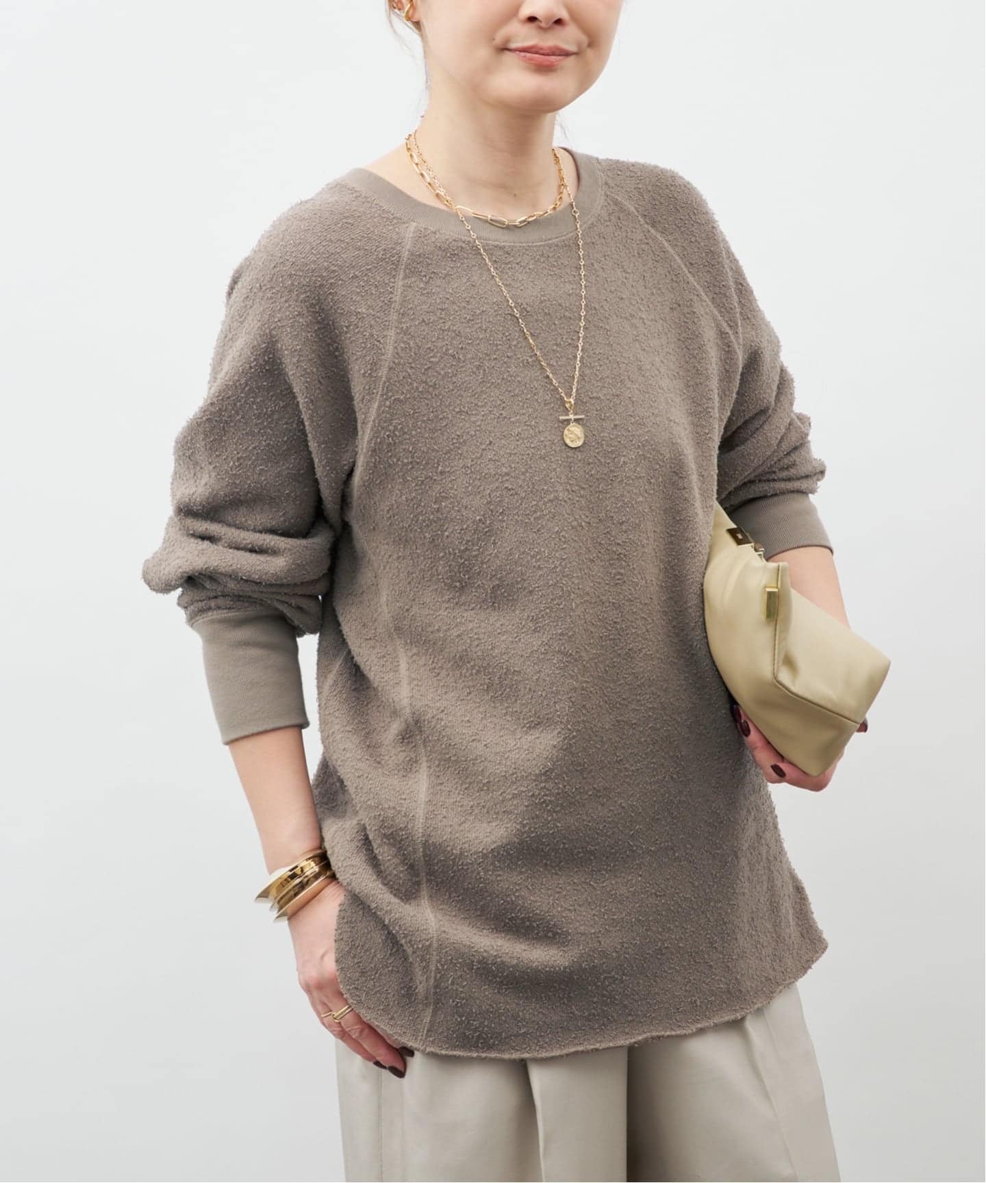ドゥーズィエムクラス ラスパイユ ニュアンススウェット カットソー 29700円 Raspail/ラスパイユ】Nuance Sweat（スウェット）｜Deuxieme Classe