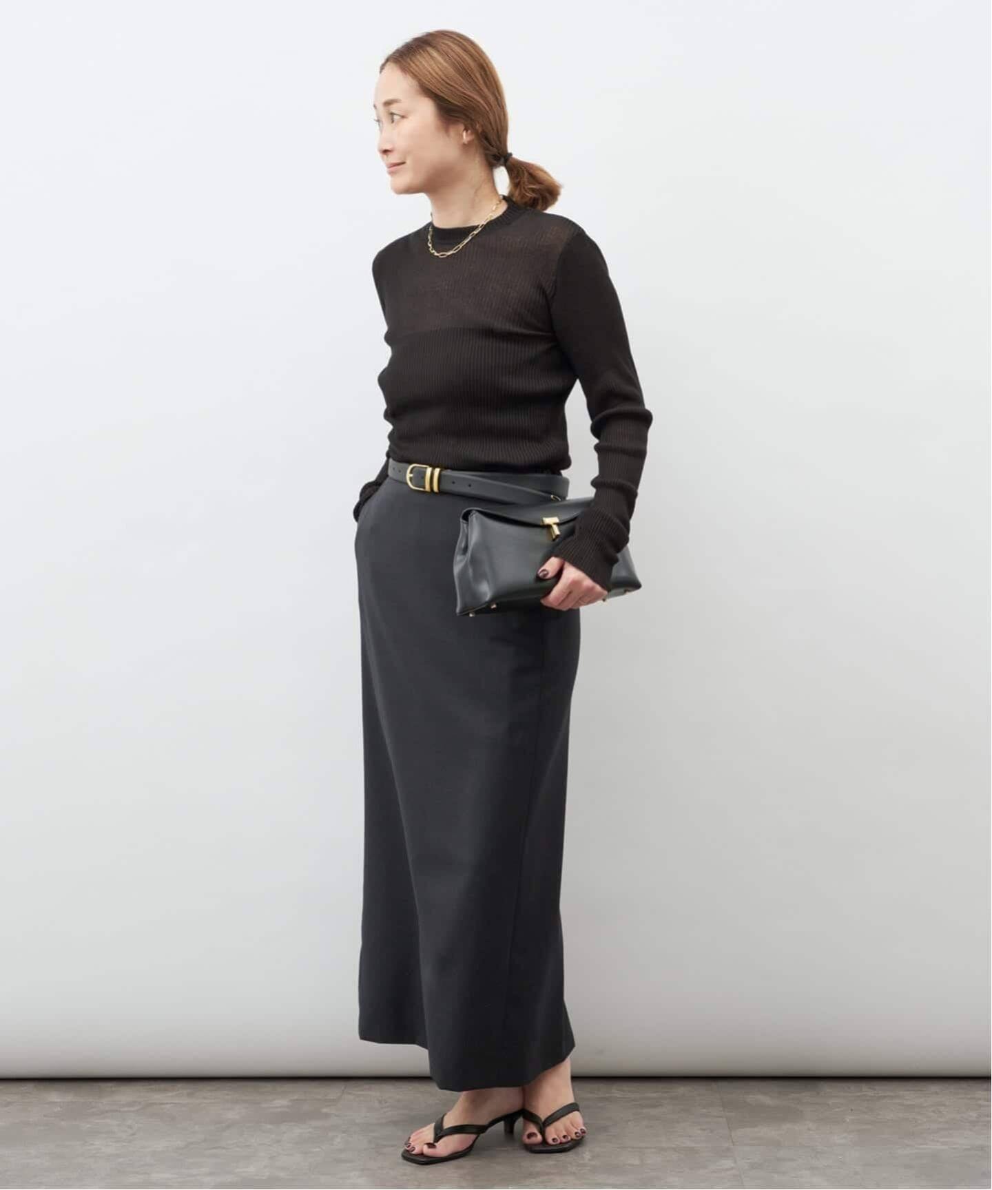 raspail ラスパイユ　sheer Tシャツ　黒　ドゥーズィエムクラス Raspail/ラスパイユ】Sheer T-Shirt（Tシャツ／カットソー）｜Deuxieme