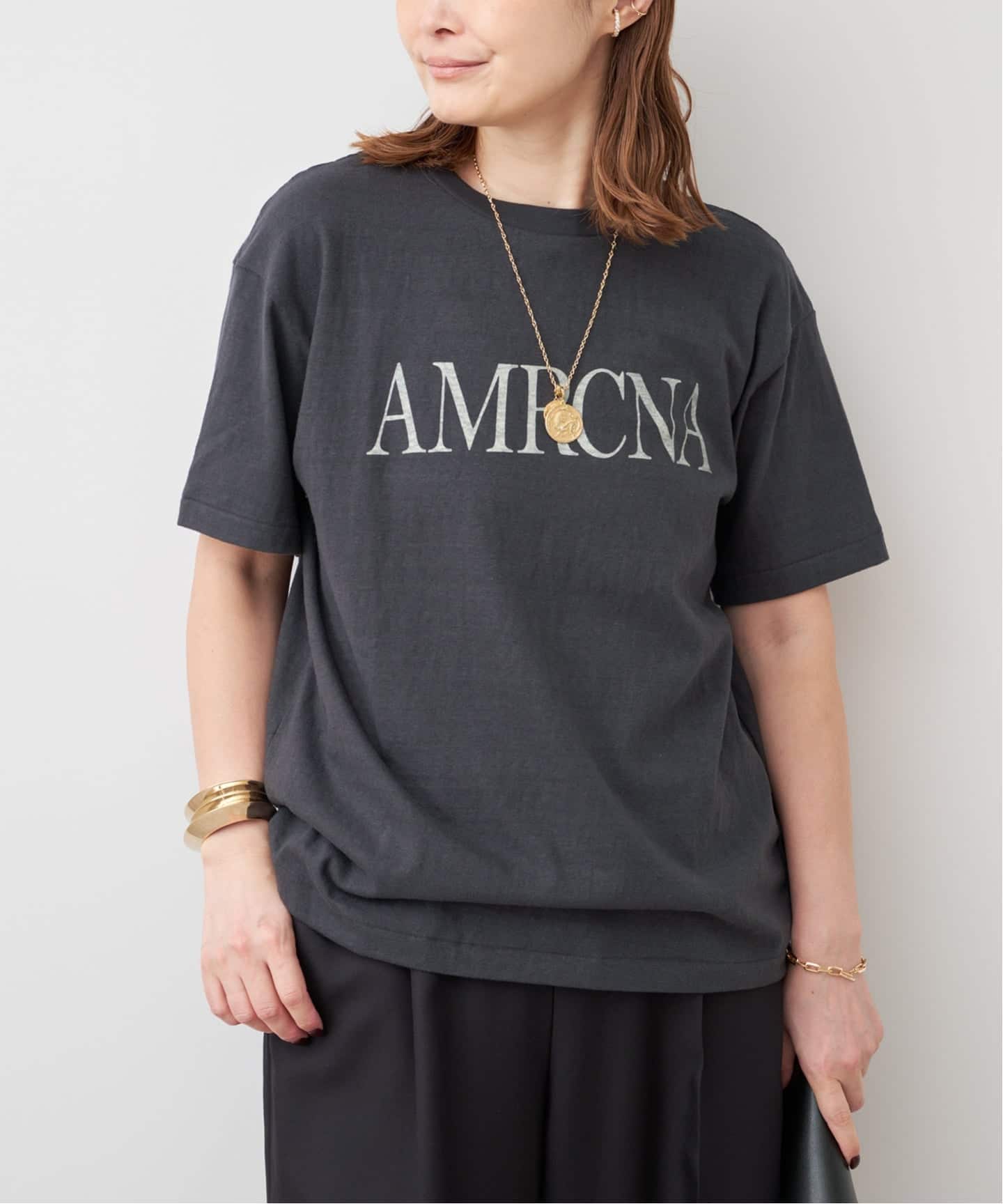 Deuxieme Classe【AMERICANA】AMRCNA TEE AMERICANA/アメリカーナ】AMRCNA TEE（Tシャツ／カットソー
