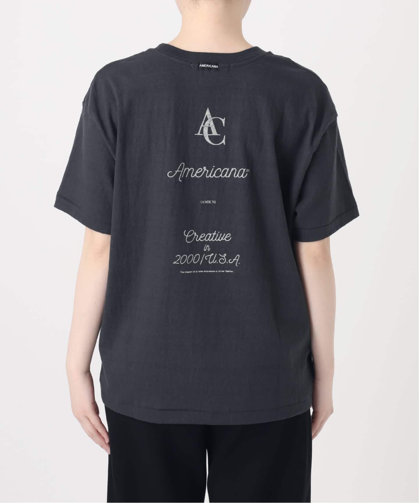 DeuxiemeClasse AMERICANAアメリカーナ AMRCNTシャツ AMERICANA/アメリカーナ】AMRCNA TEE（Tシャツ/カットソー）｜Deuxieme