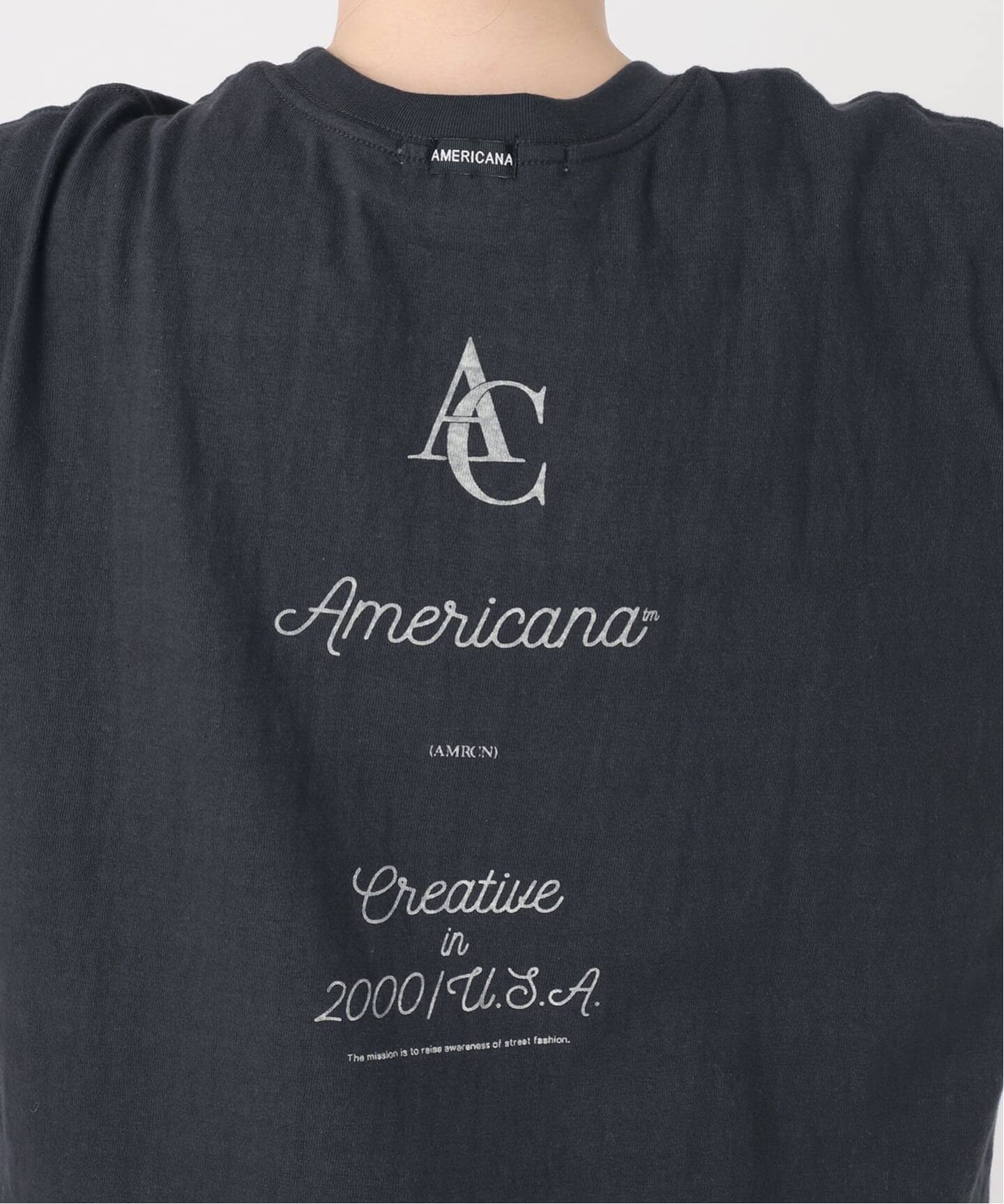 AMERICANA/アメリカーナ】AMRCNA TEE（Tシャツ／カットソー