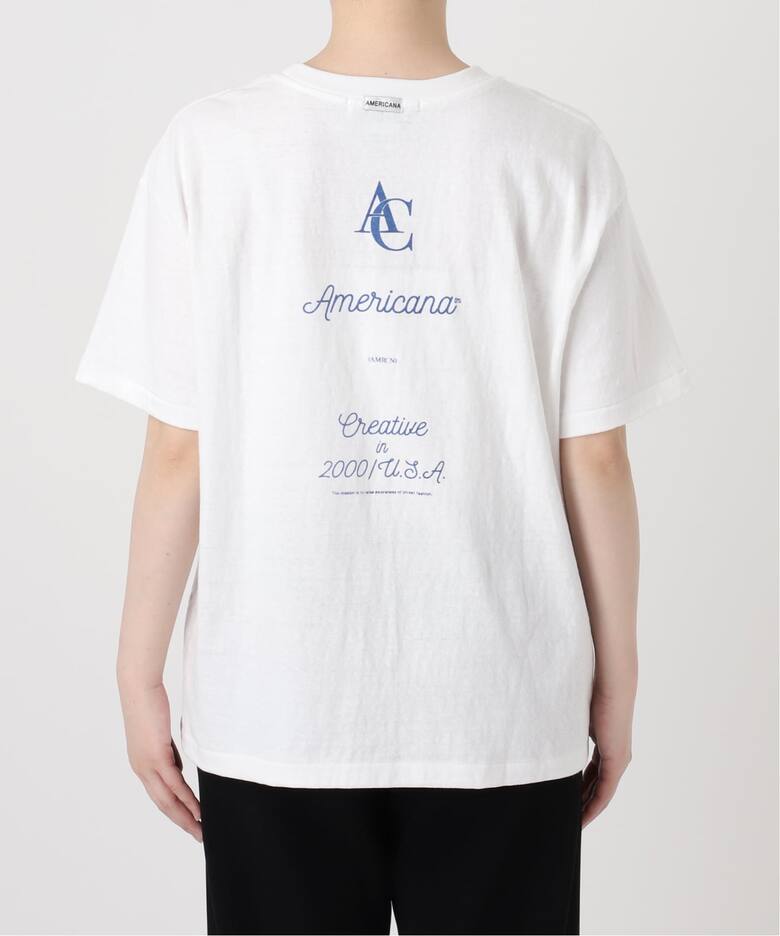 AMERICANA/アメリカーナ】AMRCNA TEE（Tシャツ／カットソー ドゥーズィエムクラス  アメリカーナTシャツ