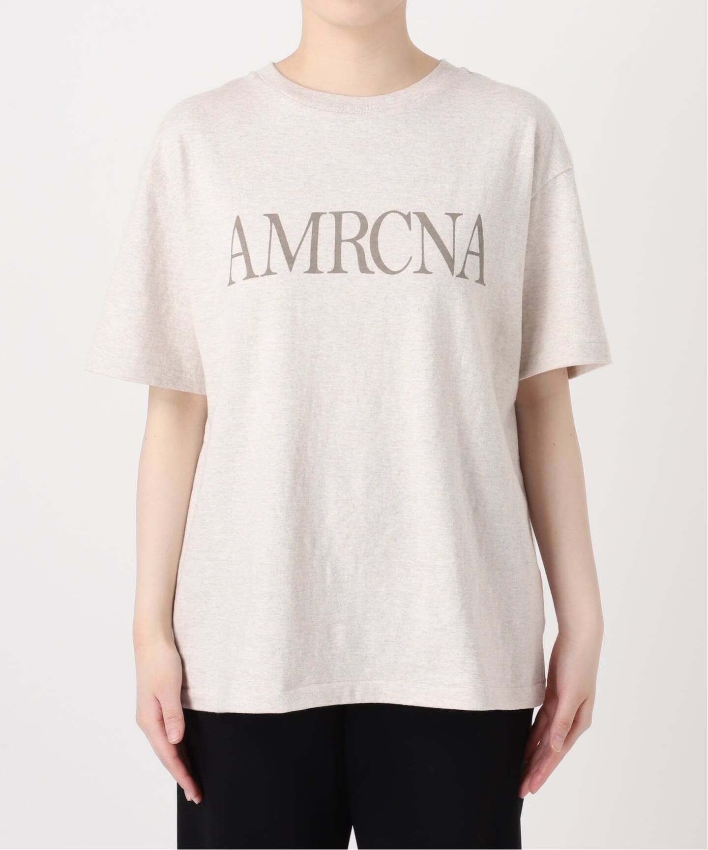 【今期完売】ドゥーズィエムクラス★AMERICANA/アメリカーナ　Tシャツ AMERICANA/アメリカーナ】AMRCN Tシャツ（Tシャツ/カットソー