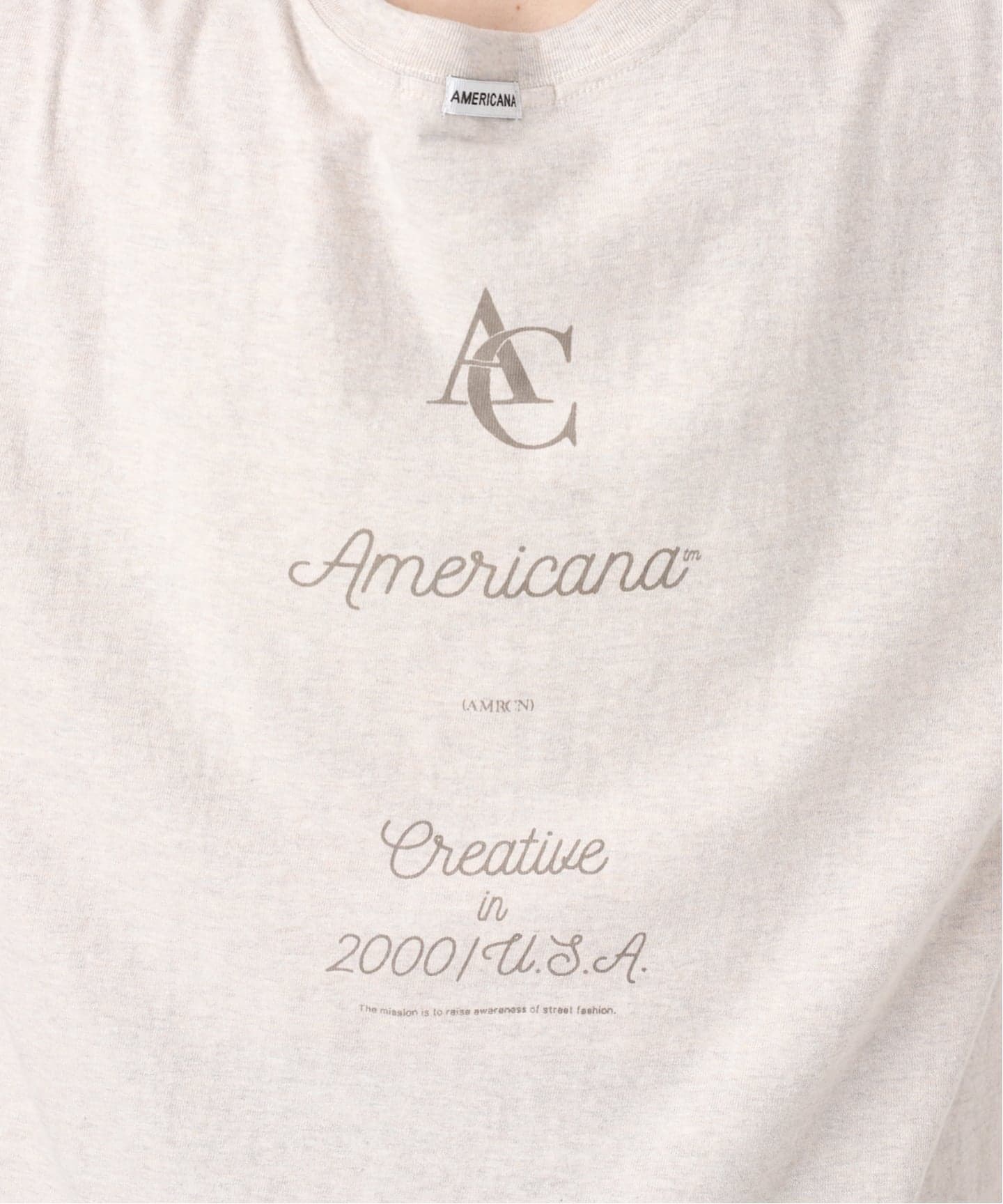 AMERICANA/アメリカーナ】AMRCNA TEE（Tシャツ／カットソー
