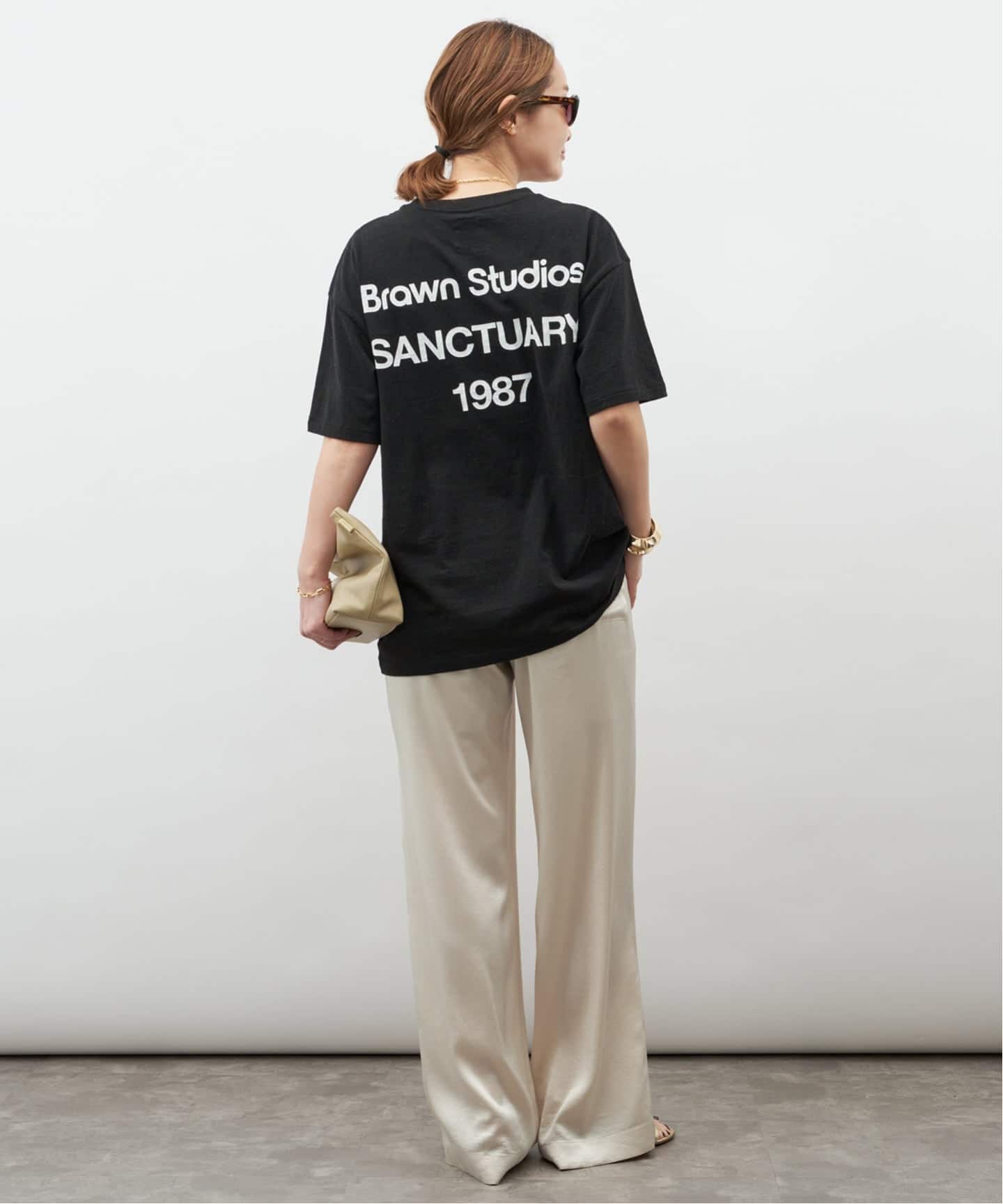 BRAWN/ブラウン】 LOGO Tシャツ（Tシャツ／カットソー）｜Deuxieme