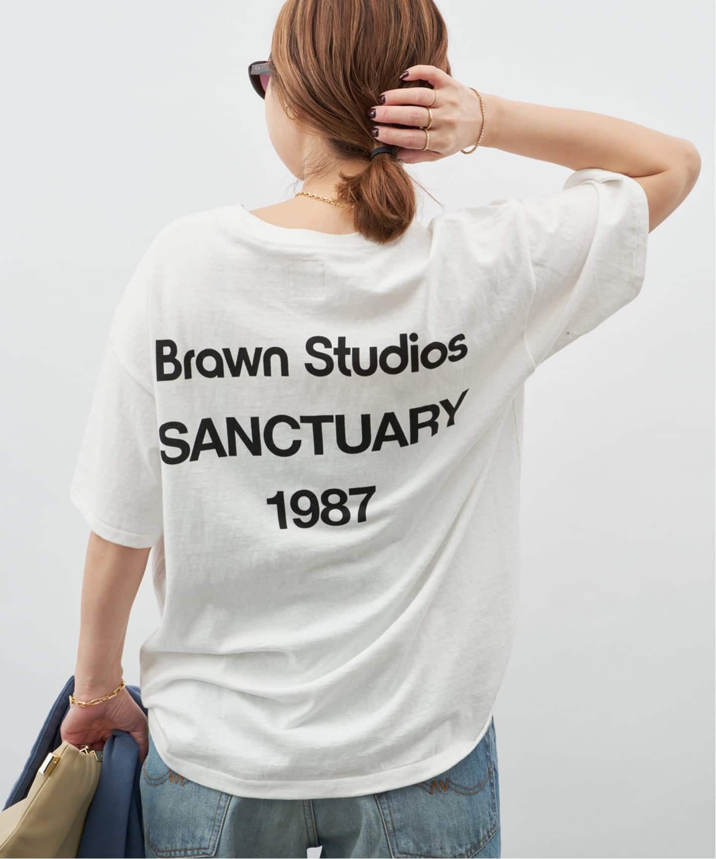 BRAWN/ブラウン】 LOGO Tシャツ（Tシャツ／カットソー）｜Deuxieme