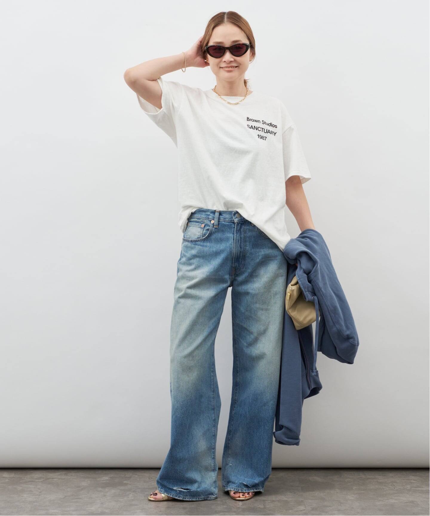 BRAWN/ブラウン】 LOGO Tシャツ（Tシャツ／カットソー）｜Deuxieme