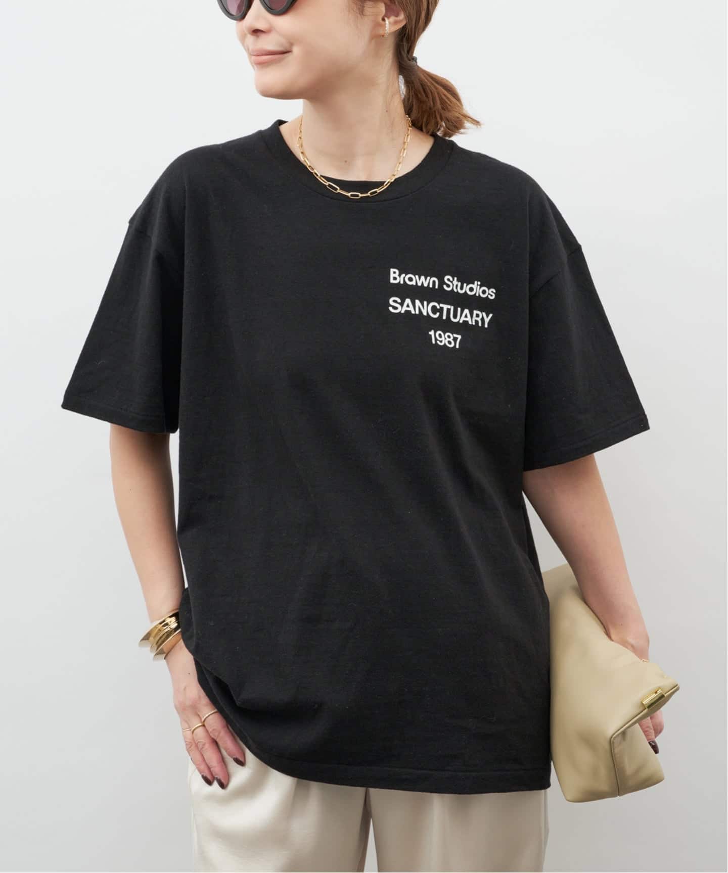 BRAWN/ブラウン】 LOGO Tシャツ（Tシャツ／カットソー）｜Deuxieme