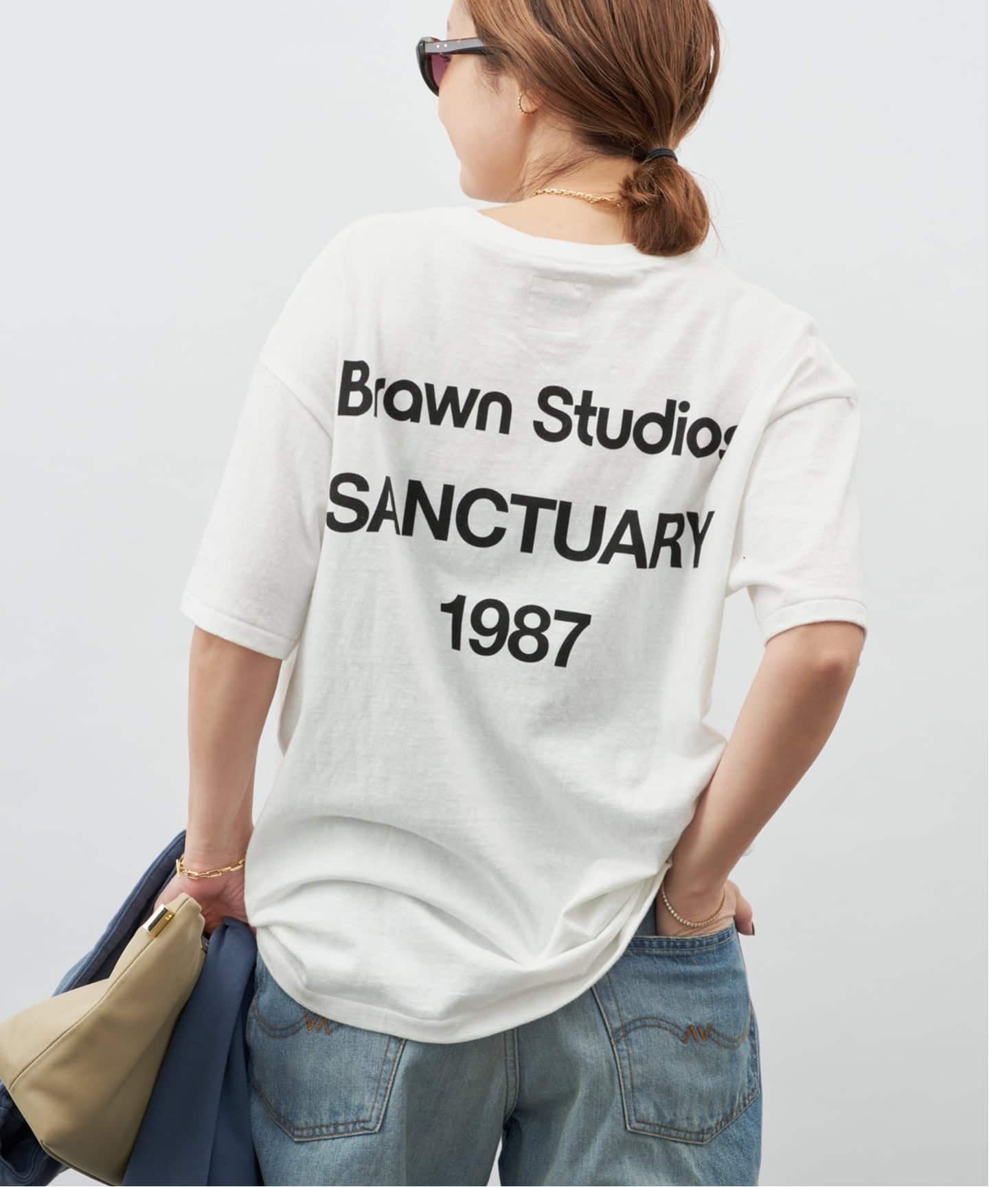 BRAWN/ブラウン】 LOGO Tシャツ（Tシャツ／カットソー）｜Deuxieme