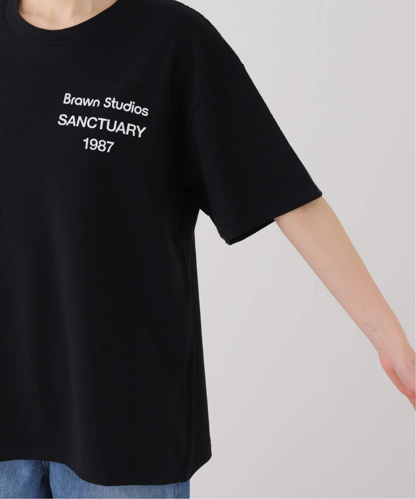 ドゥーズィエムクラス　BRAWN ブラウン　ロゴTシャツ　ブラック　新品未使用 予約》追加【BRAWN/ブラウン】 LOGO Tシャツ（Tシャツ／カットソー
