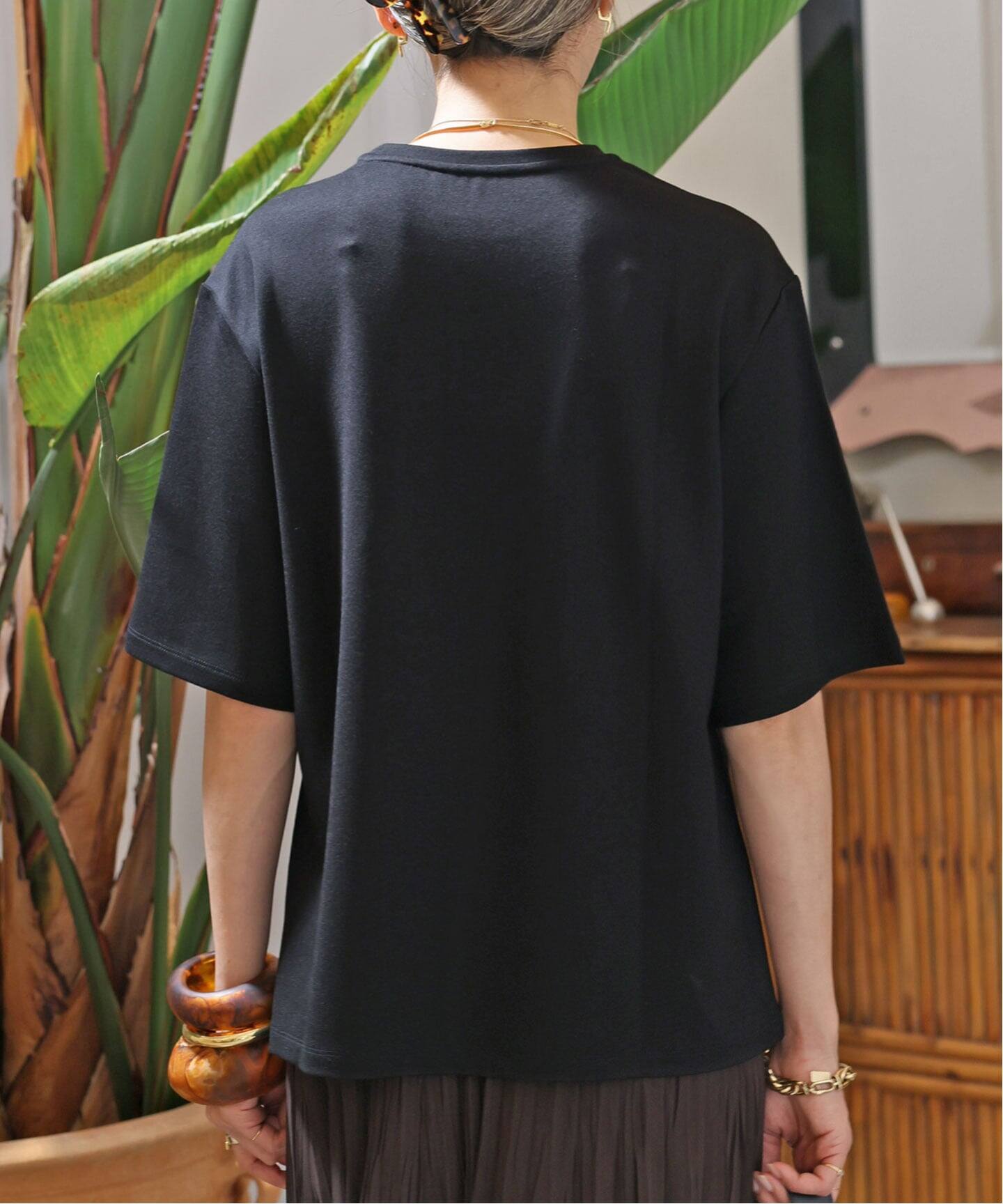 ☆美品☆ 【Col Pierrot/コル ピエロ】BIG Tシャツ　ブラウン Col Pierrot/コル ピエロ】BIG Tシャツ（Tシャツ／カットソー）｜MUSE