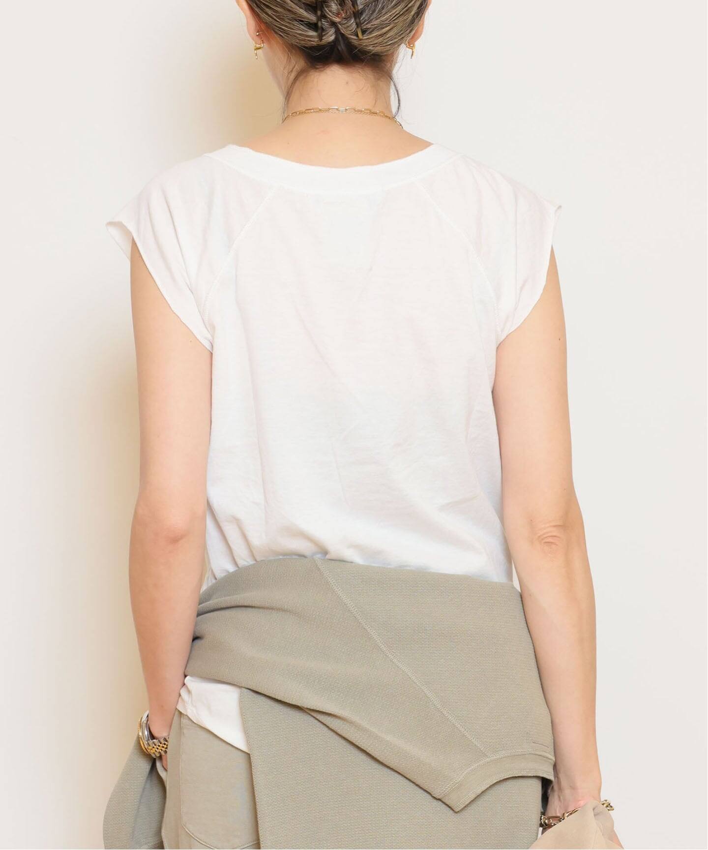 ドゥーズィエムクラス カットソー 春服 ノースリーブ 夏服 麻 綿 HENLEY ノースリーブTシャツ（Tシャツ／カットソー）｜MUSE de