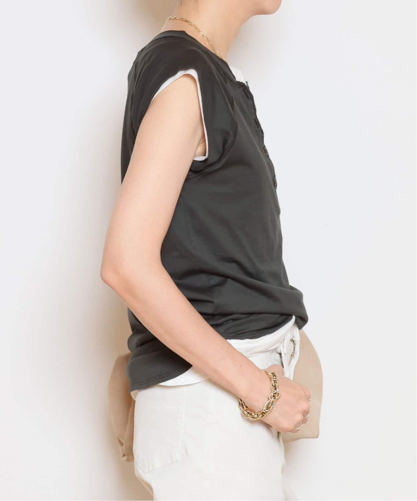 HENLY ノースリーブTシャツ（Tシャツ／カットソー）｜MUSE de Deuxieme