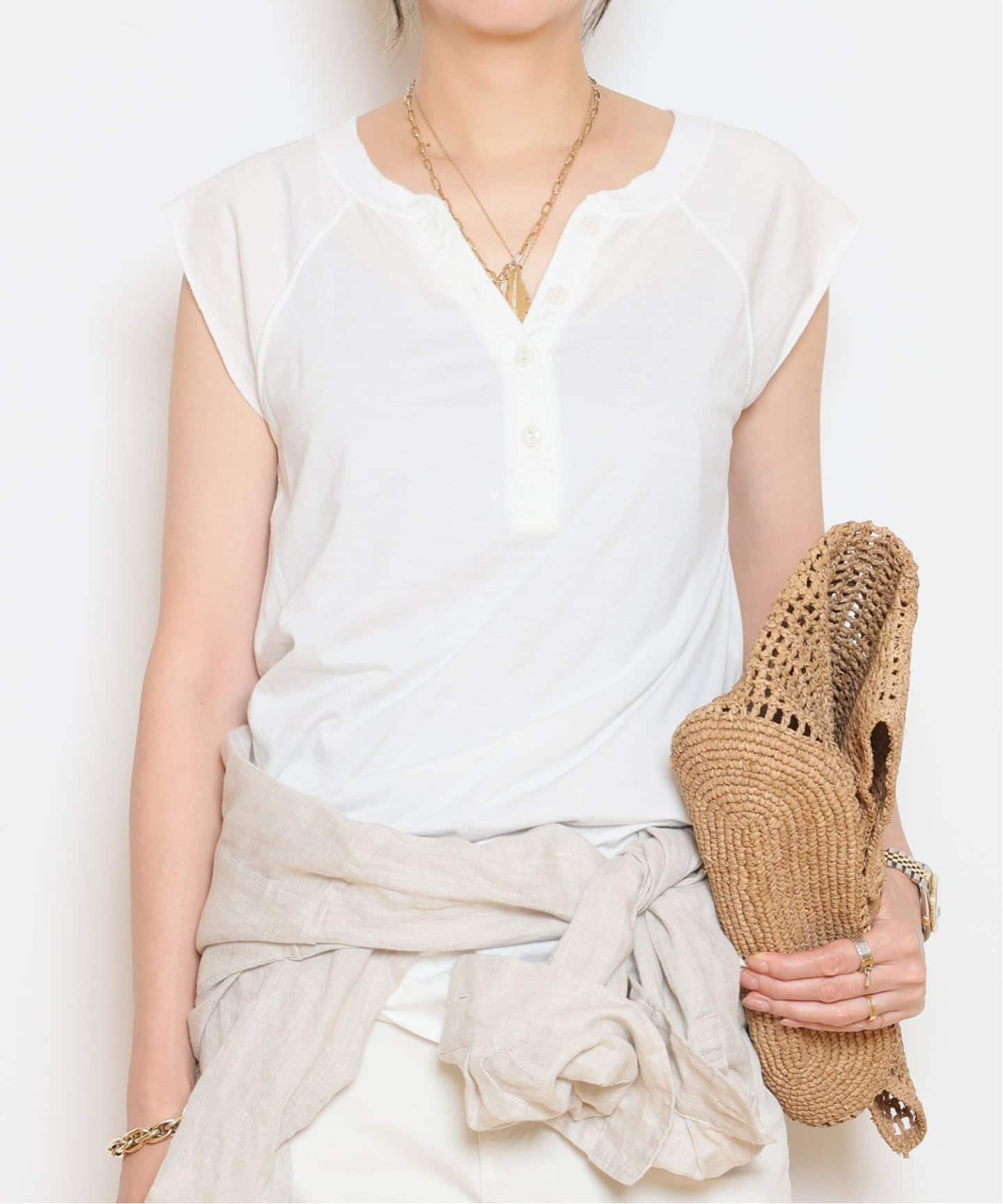 HENLY ノースリーブTシャツ（Tシャツ／カットソー）｜MUSE de Deuxieme