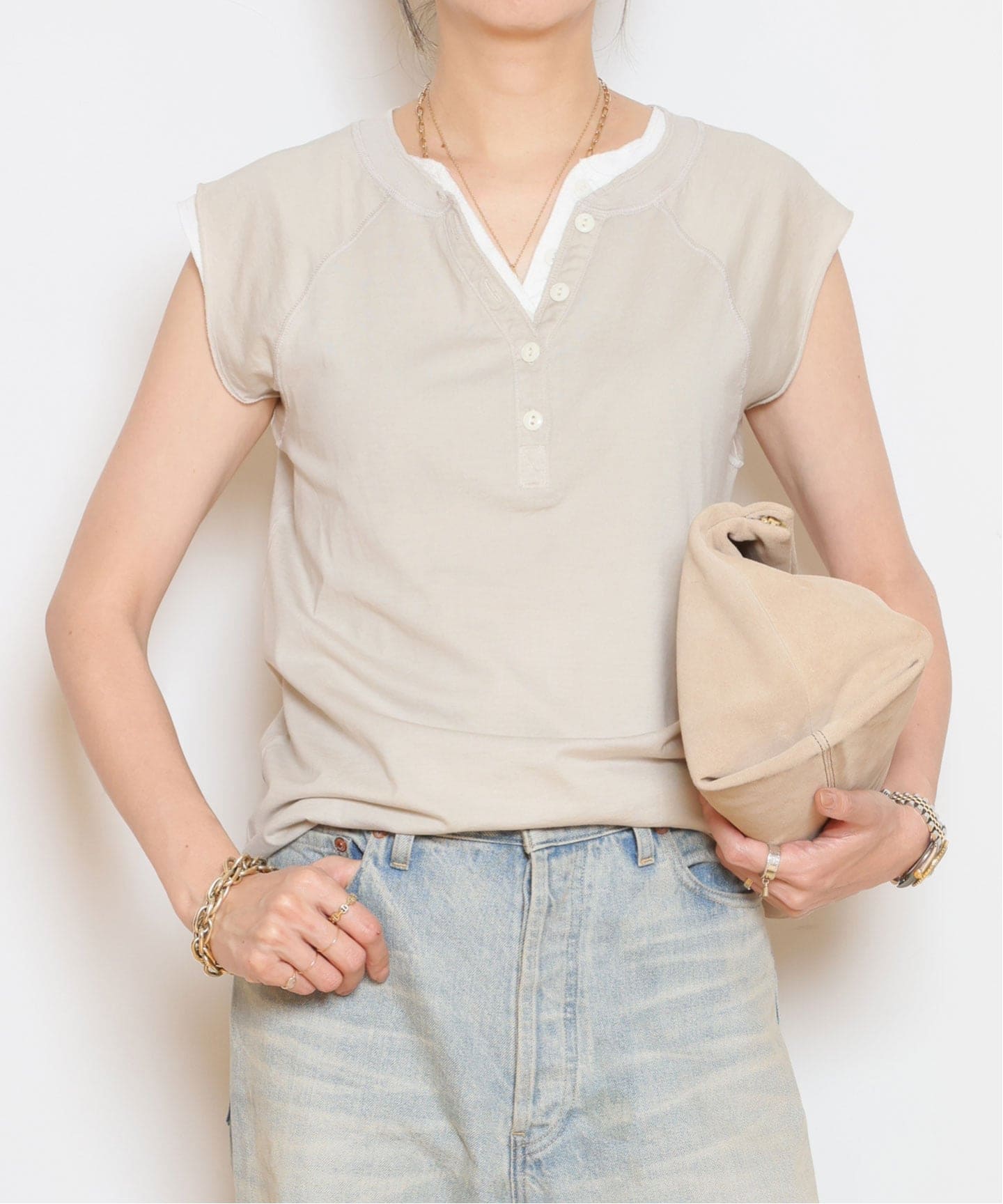 HENLY ノースリーブTシャツ（Tシャツ／カットソー）｜MUSE de Deuxieme