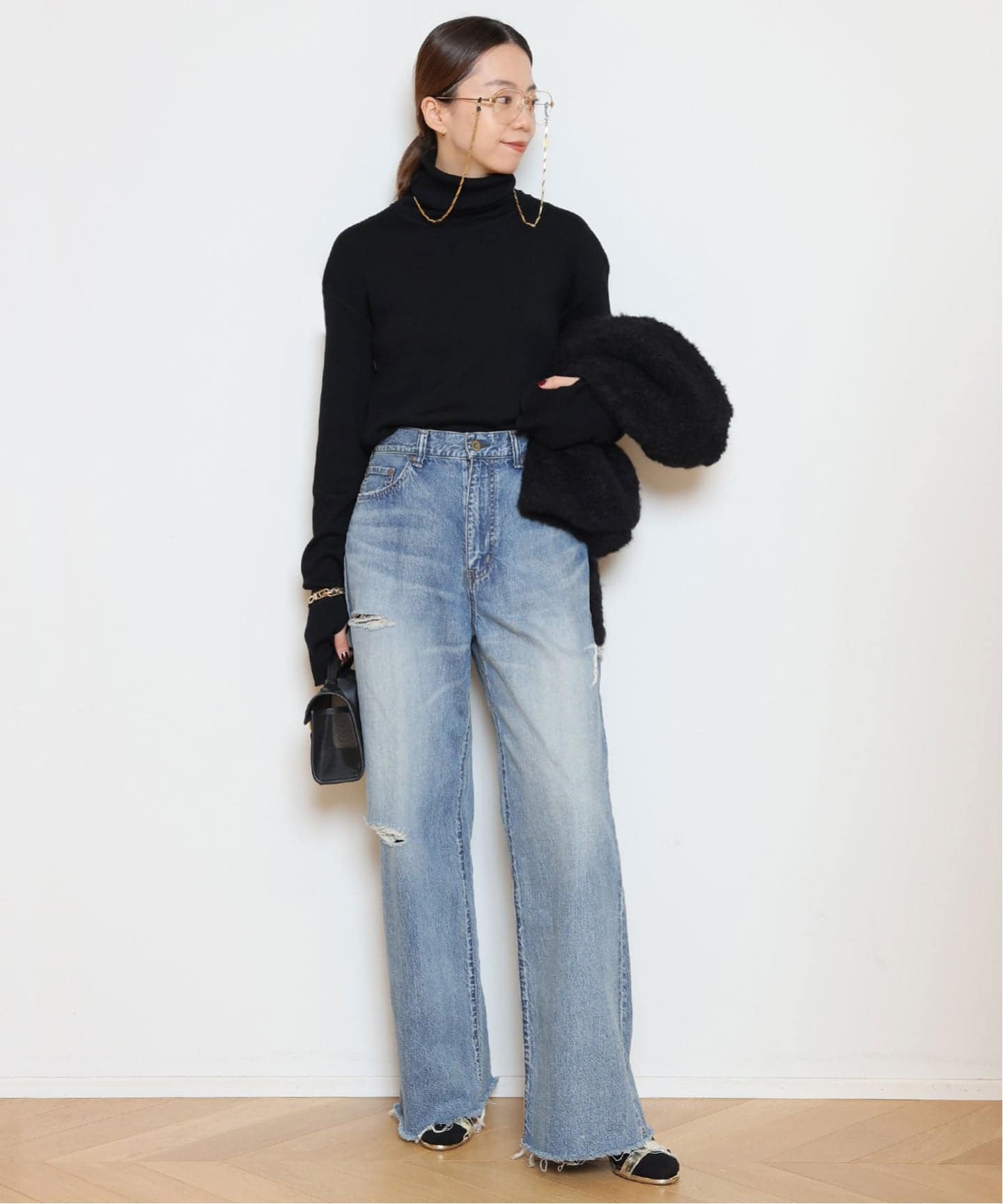 MUSE de Deuxieme Classe リブロンT rib タートル（Tシャツ／カットソー）｜MUSE de Deuxieme Classe