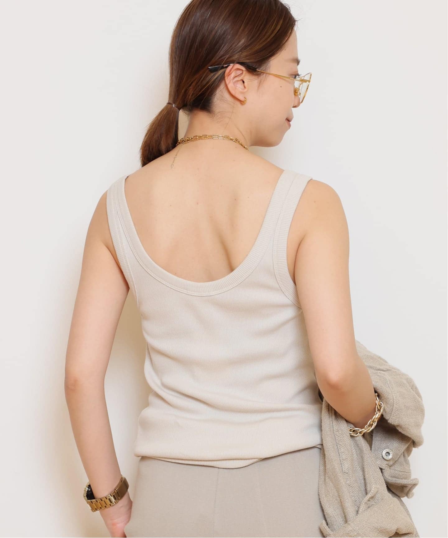 Muse de DeuxiemeClasse ribタンクトップ rib タンクトップ（タンクトップ）｜MUSE de Deuxieme Classe