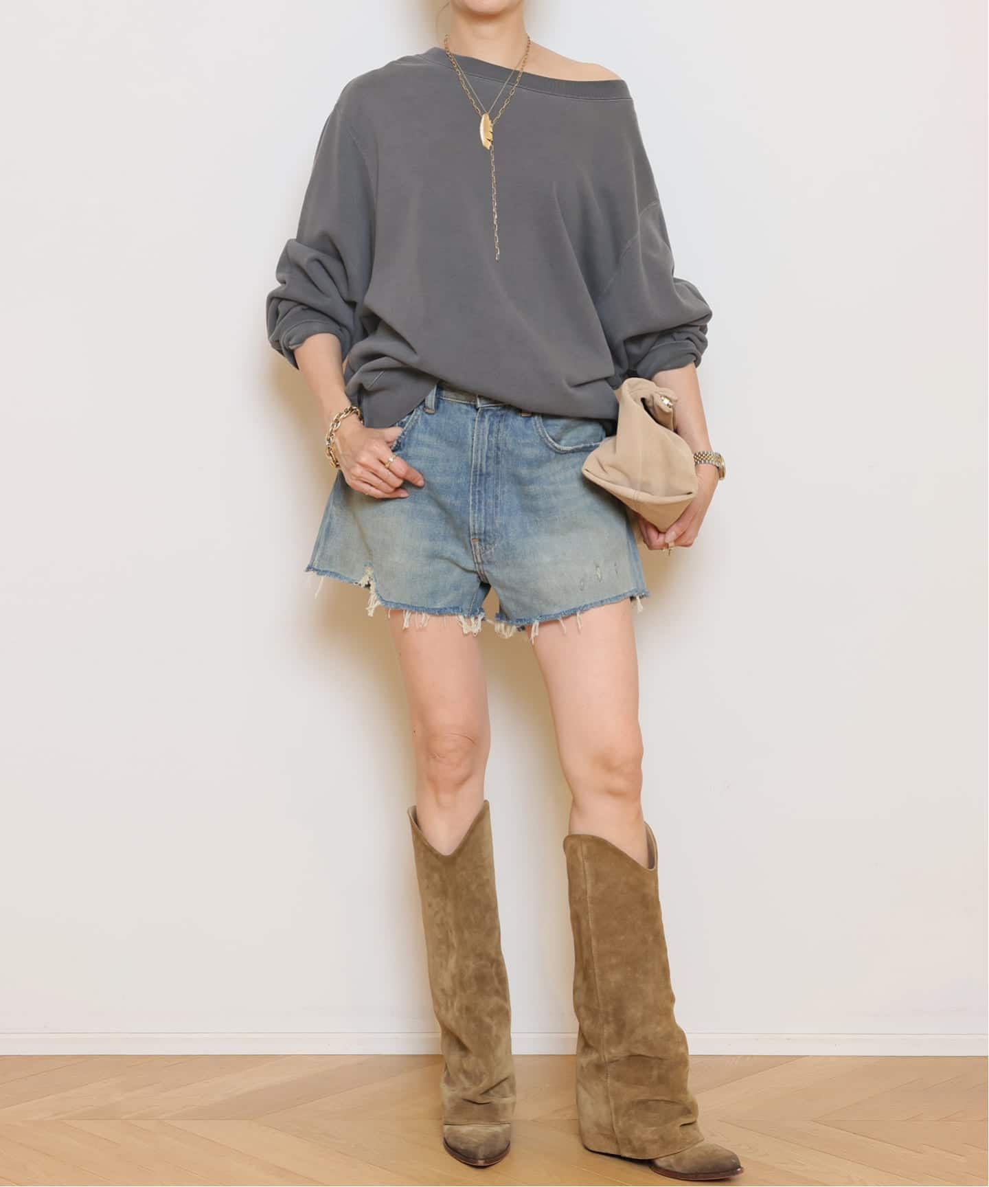 Vintage Off Shoulder プルオーバー（Tシャツ／カットソー）｜MUSE de
