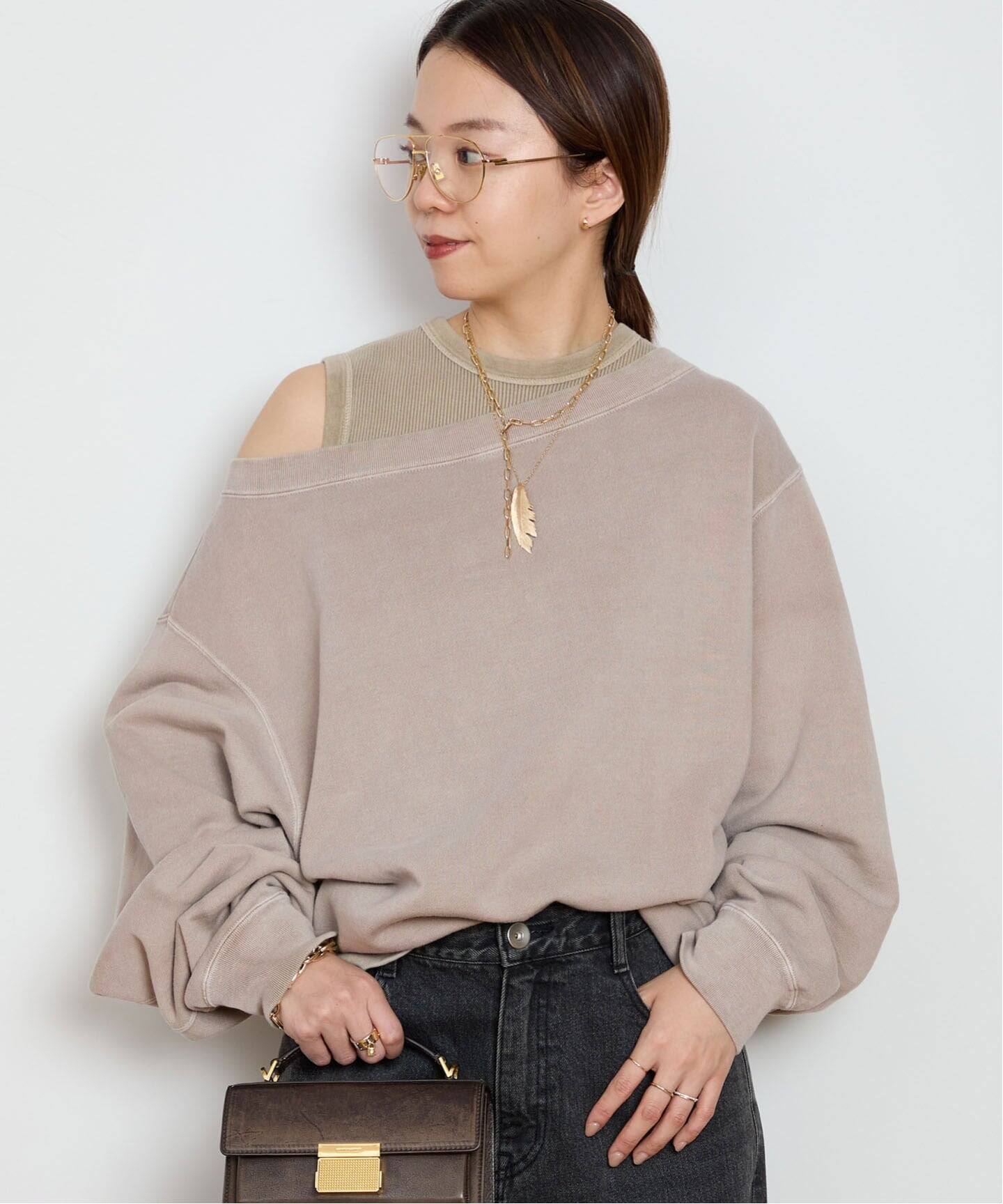Vintage Off Shoulder プルオーバー（Tシャツ／カットソー）｜MUSE de