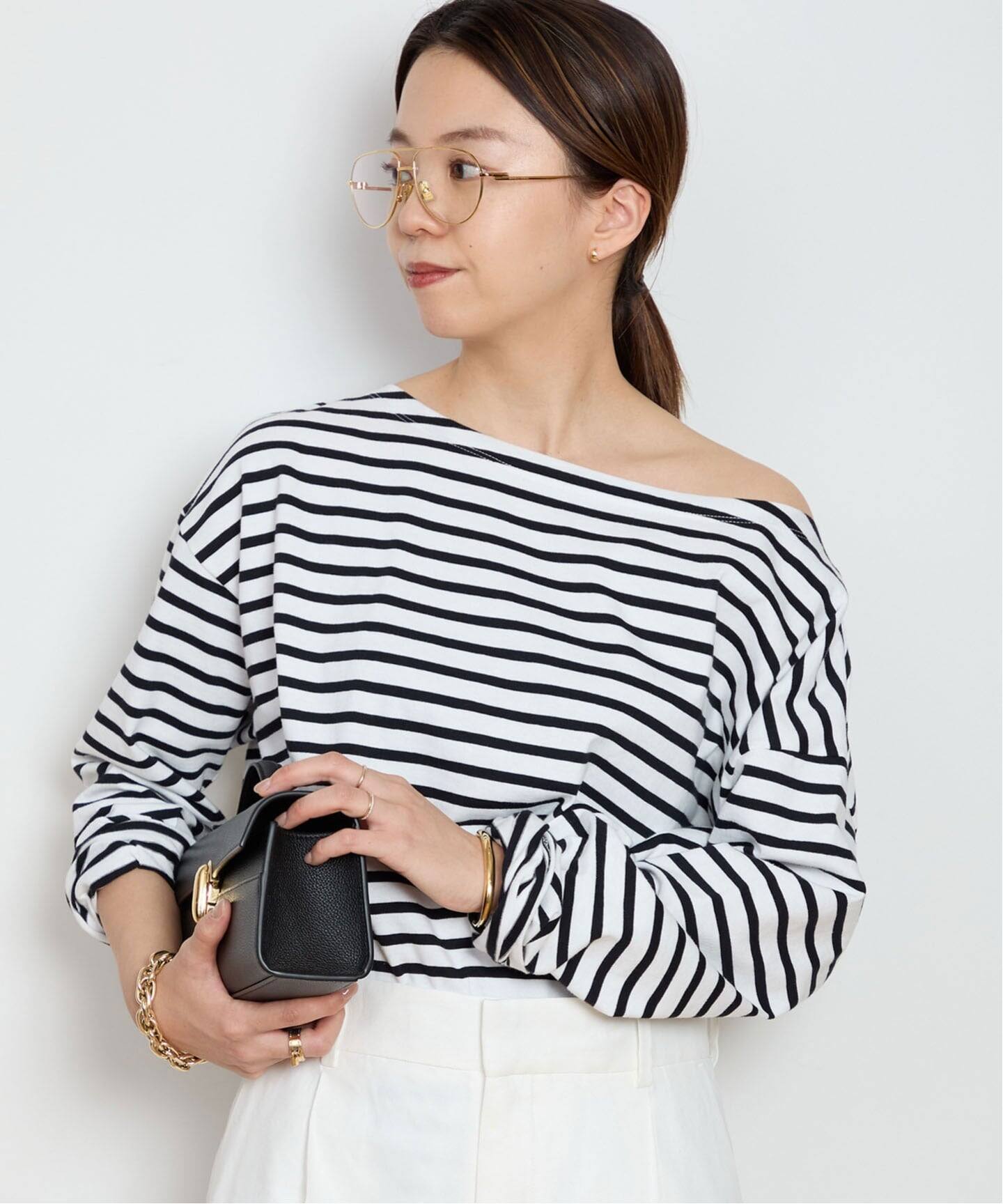 French Stripe Tシャツ（Tシャツ／カットソー）｜MUSE de Deuxieme