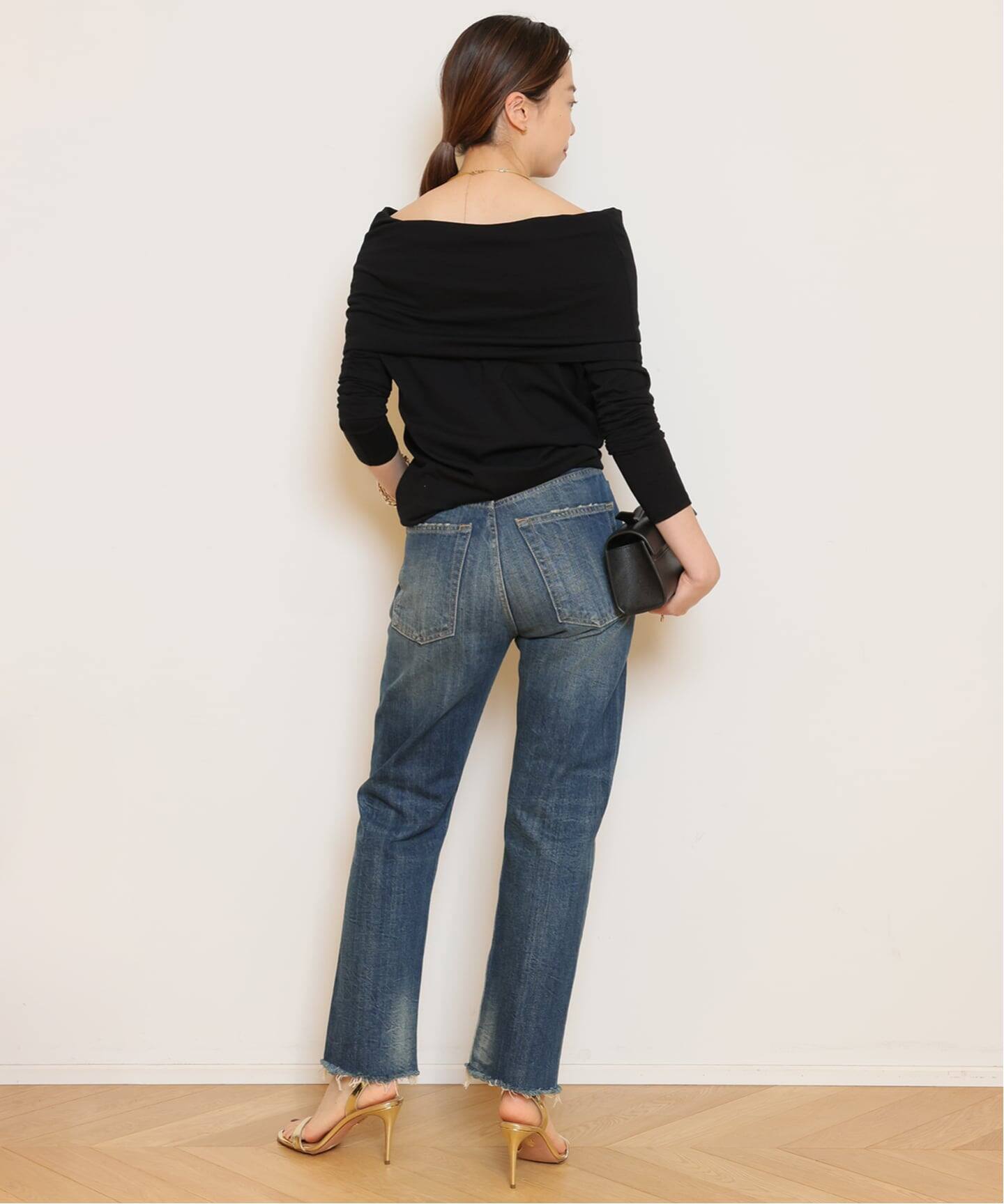 Draped Off Shoulder プルオーバー（Tシャツ／カットソー）｜MUSE de