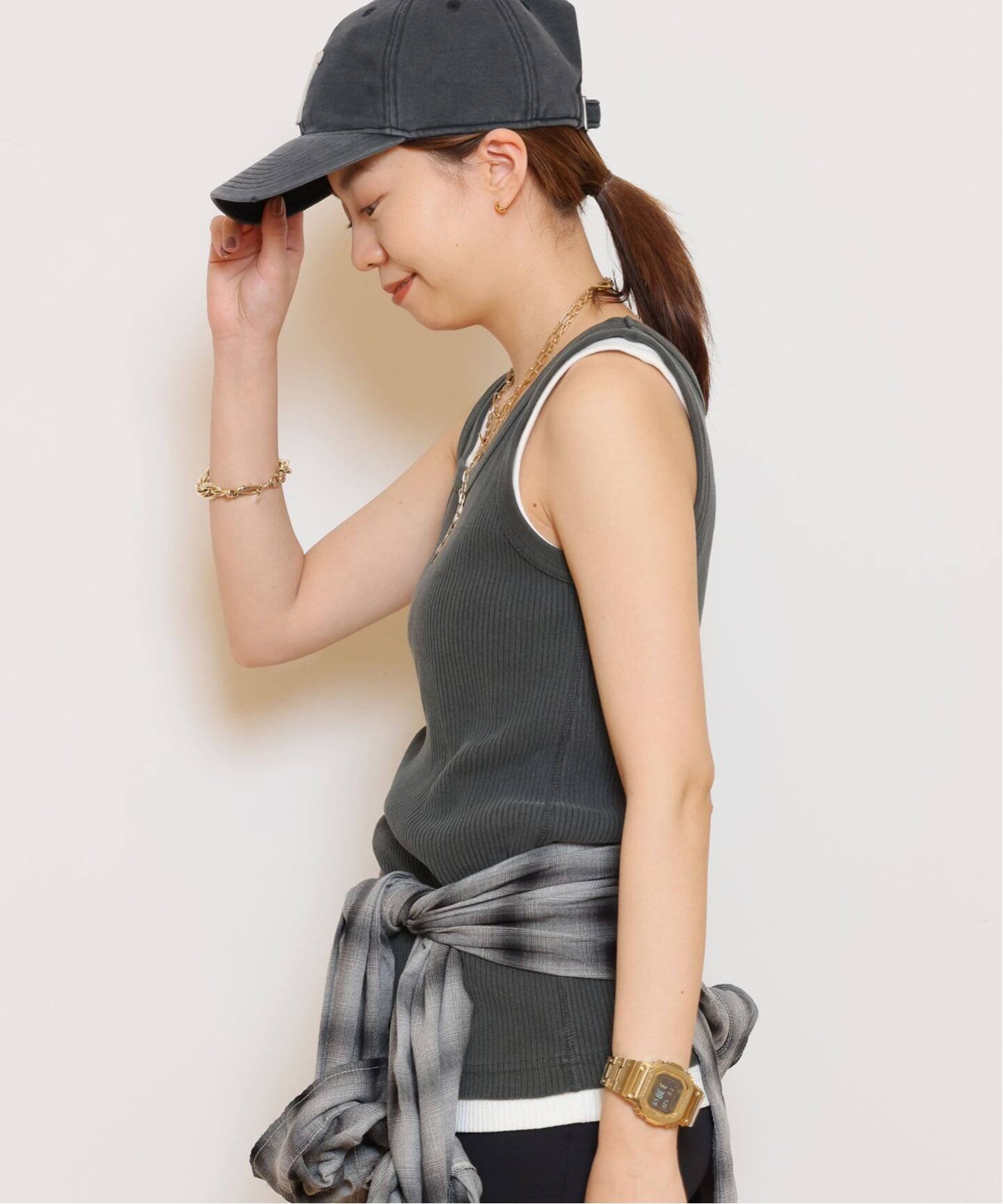JOHNBULL/ジョンブル】ピグメントハリヌキTANKTOP（タンクトップ 