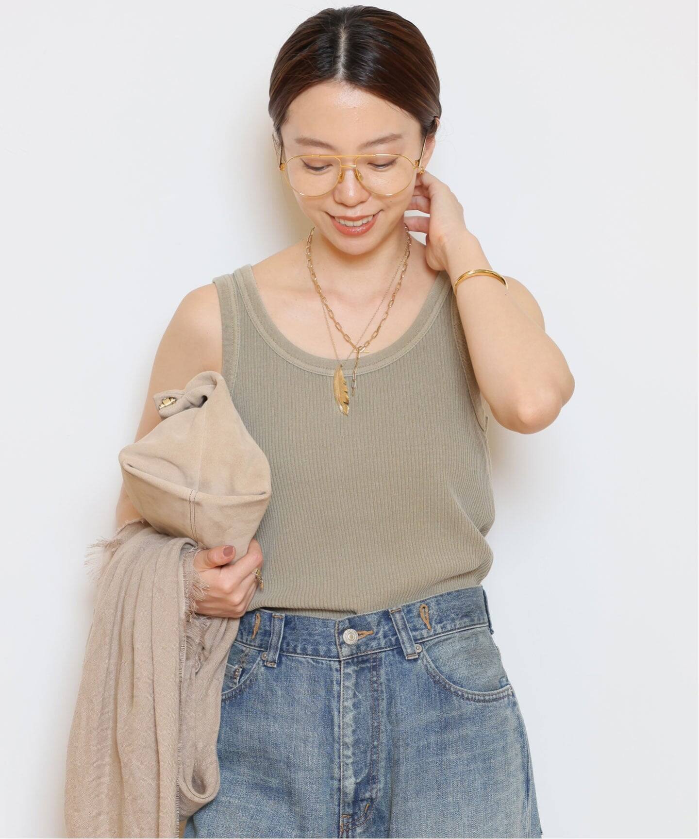 JOHNBULL/ジョンブル】ピグメントハリヌキTANKTOP（タンクトップ